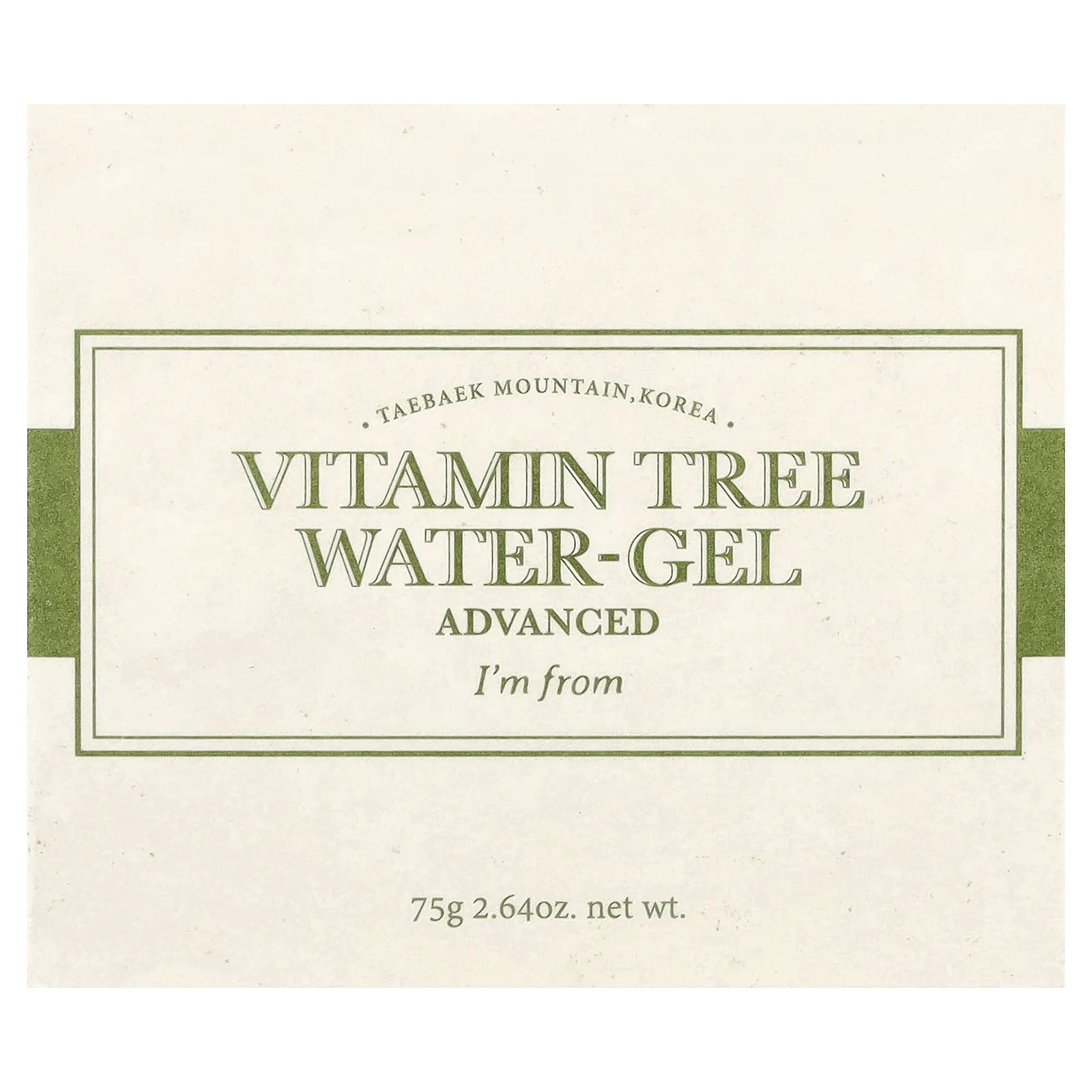 I'm From, Vitamin Tree, улучшенный водный гель, 75 г (2,64 унции)