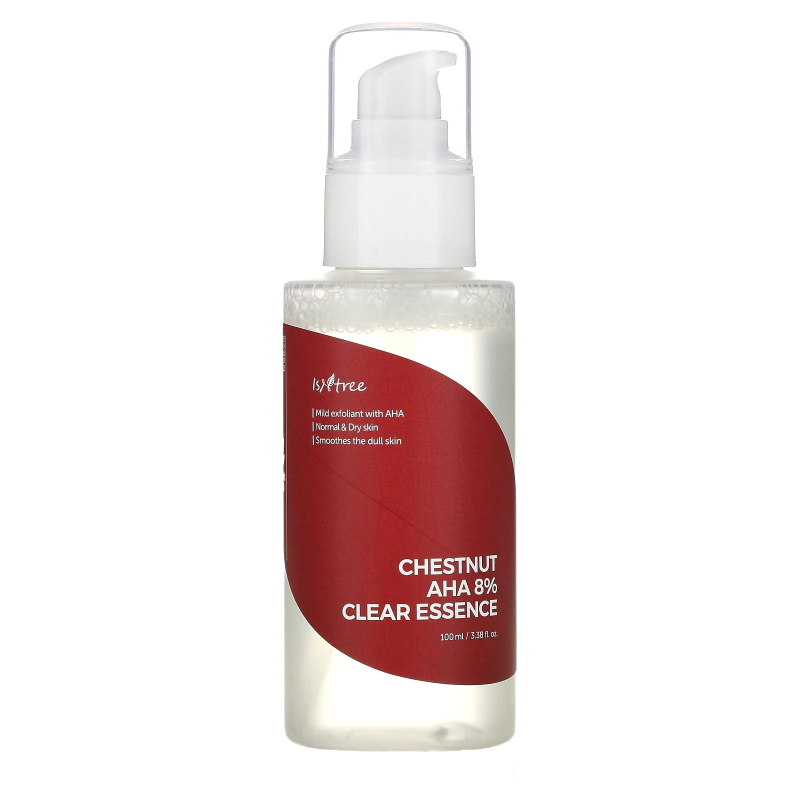 ISNtree, Chestnut AHA 8% Clear Essence, 100 мл (3,38 жидк. Унции)