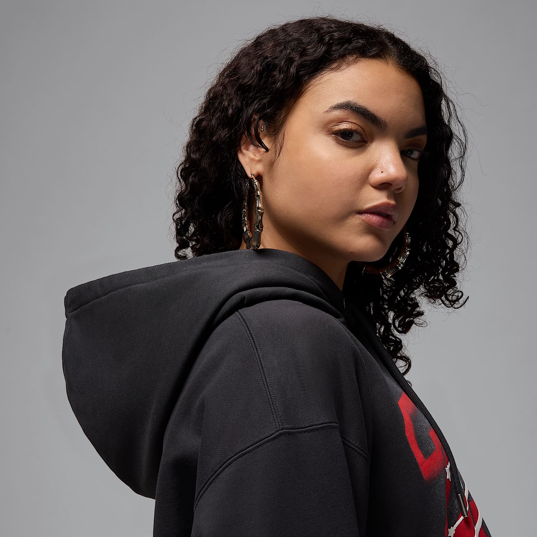 Jordan Flight Fleece Women's Cropped Satin-Lined Hoodie