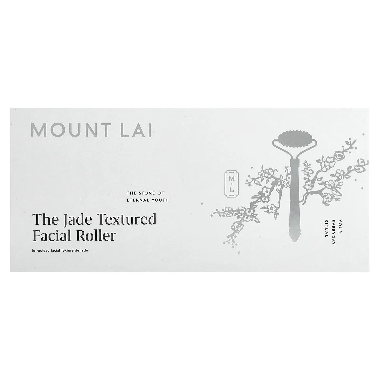Mount Lai, Текстурированный ролик для лица из нефрита, 1 шт.