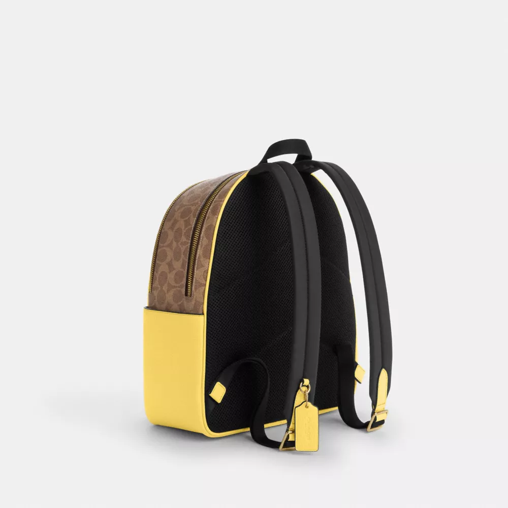 Рюкзак COACH Court Backpack In Signature Canvas