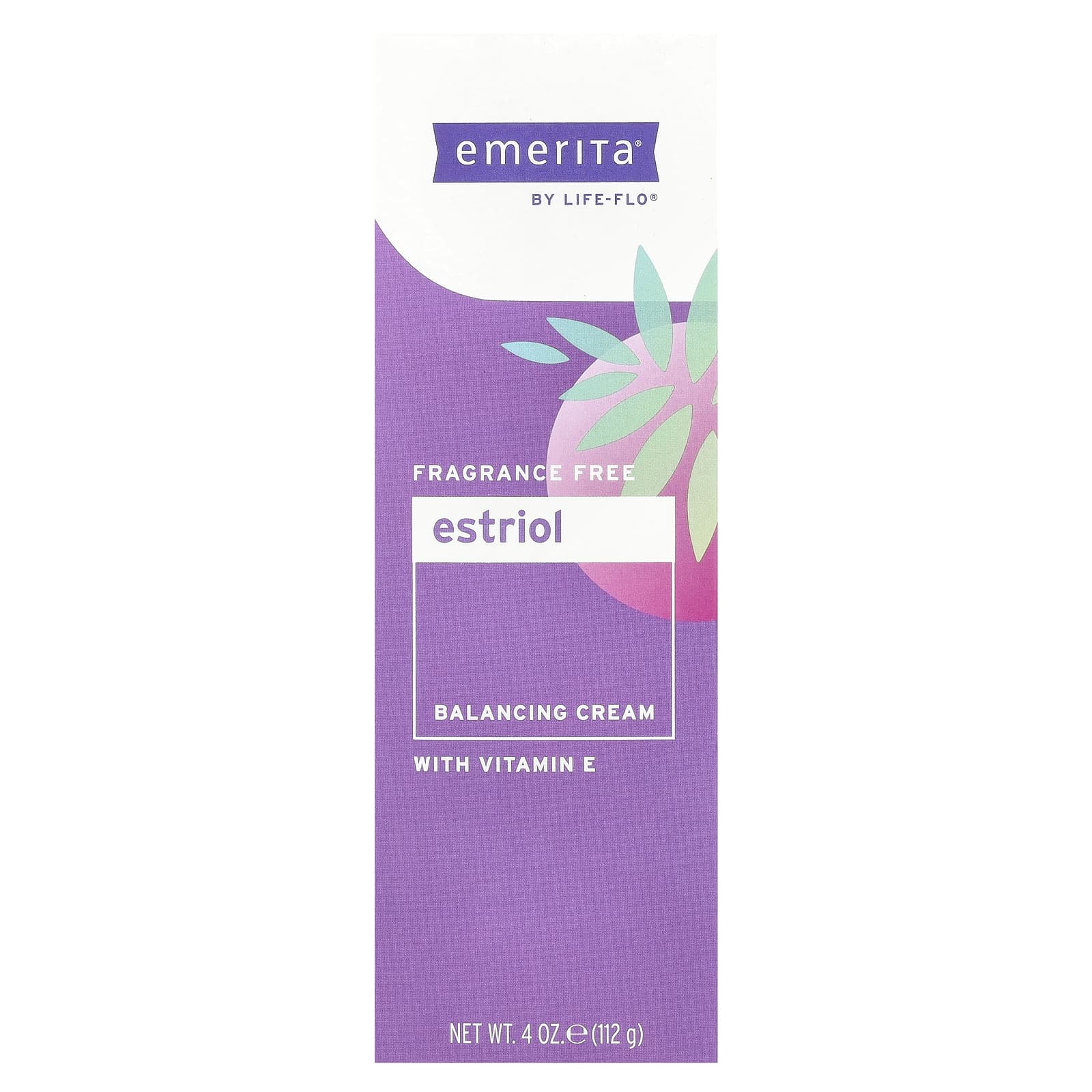 Emerita, Estriol Natural Balancing Cream, 4 oz (112 g)