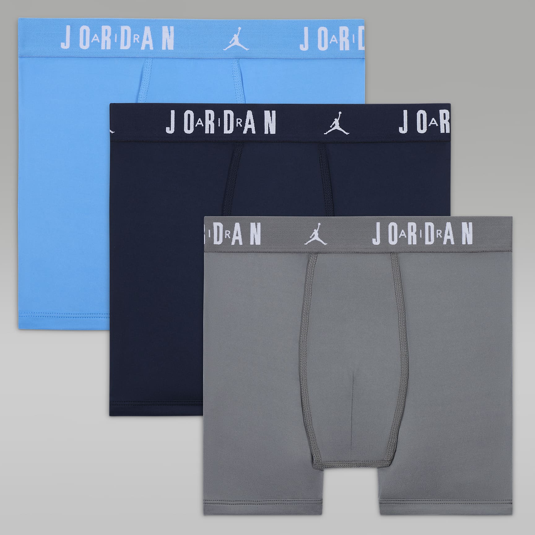 Jordan Dri-FIT Big Kids' Flight Poly Boxer Briefs (3-Pack)