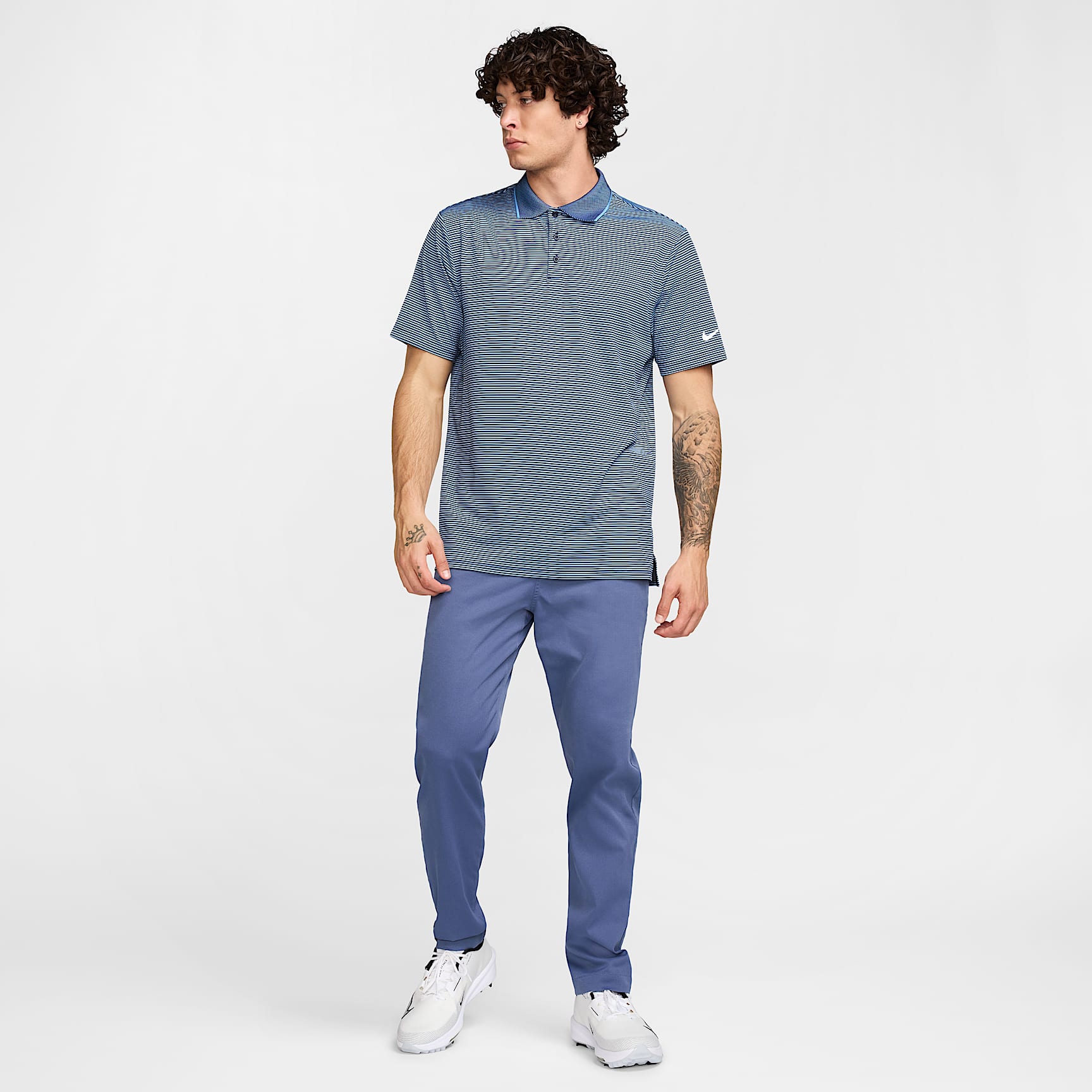Nike Tour Men's Dri-FIT Striped Golf Polo