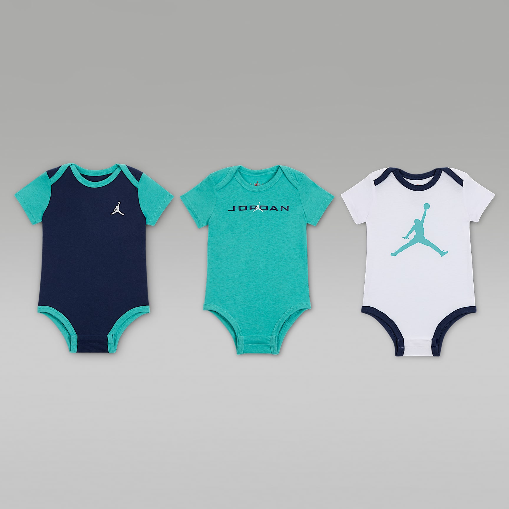 Jordan Brooklyn Essentials Baby (0-9M) Bodysuits (3-Pack)