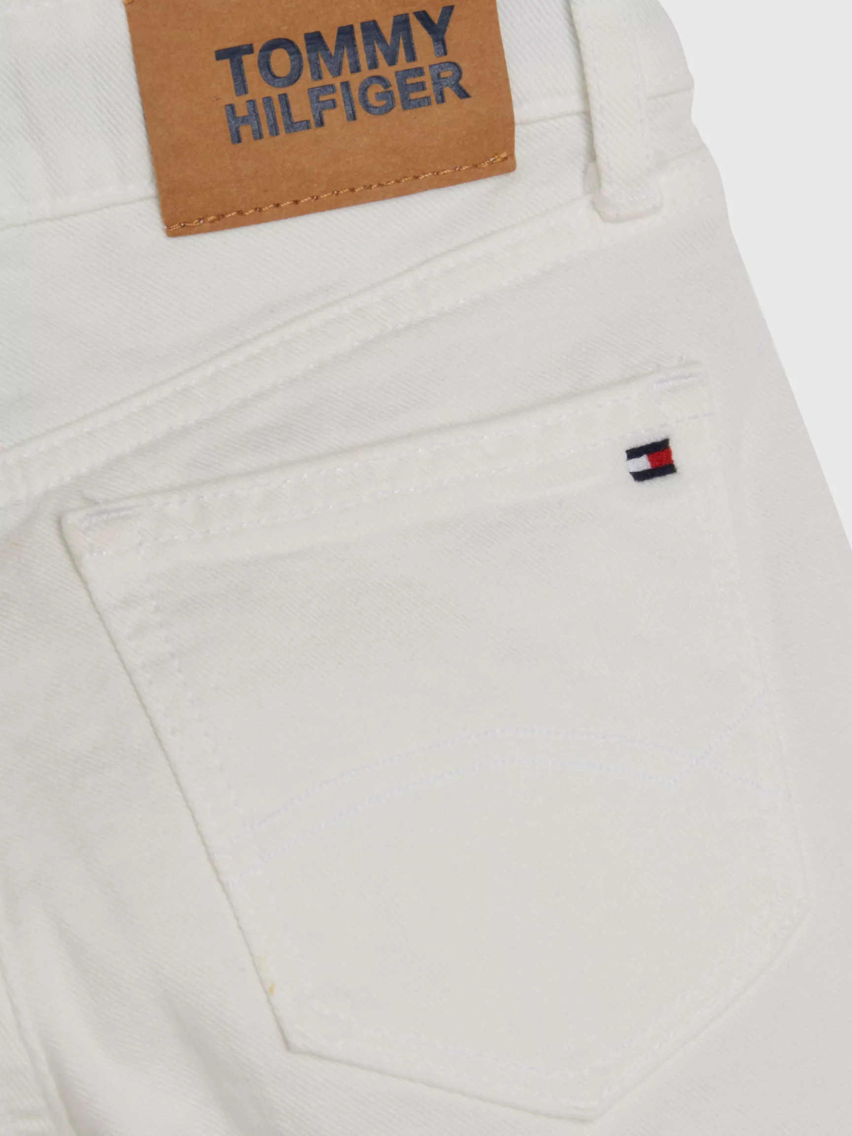 Джинсы для девочек Tommy Hilfiger, Детские эластичные белые джинсы скинни