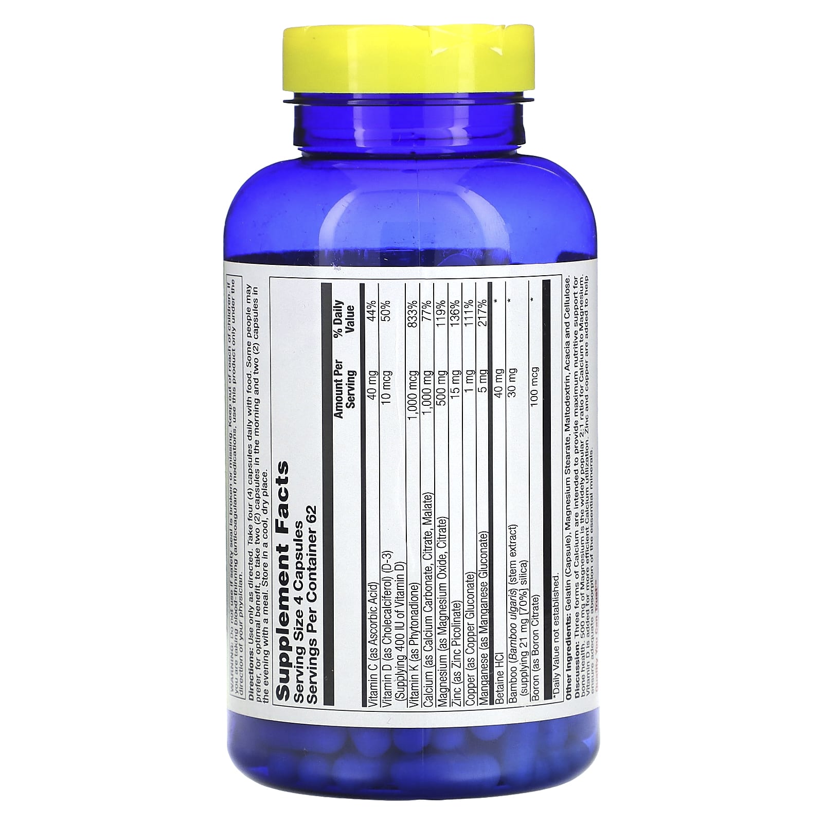 Nature's Life, Формула для укрепления костей, 250 капсул