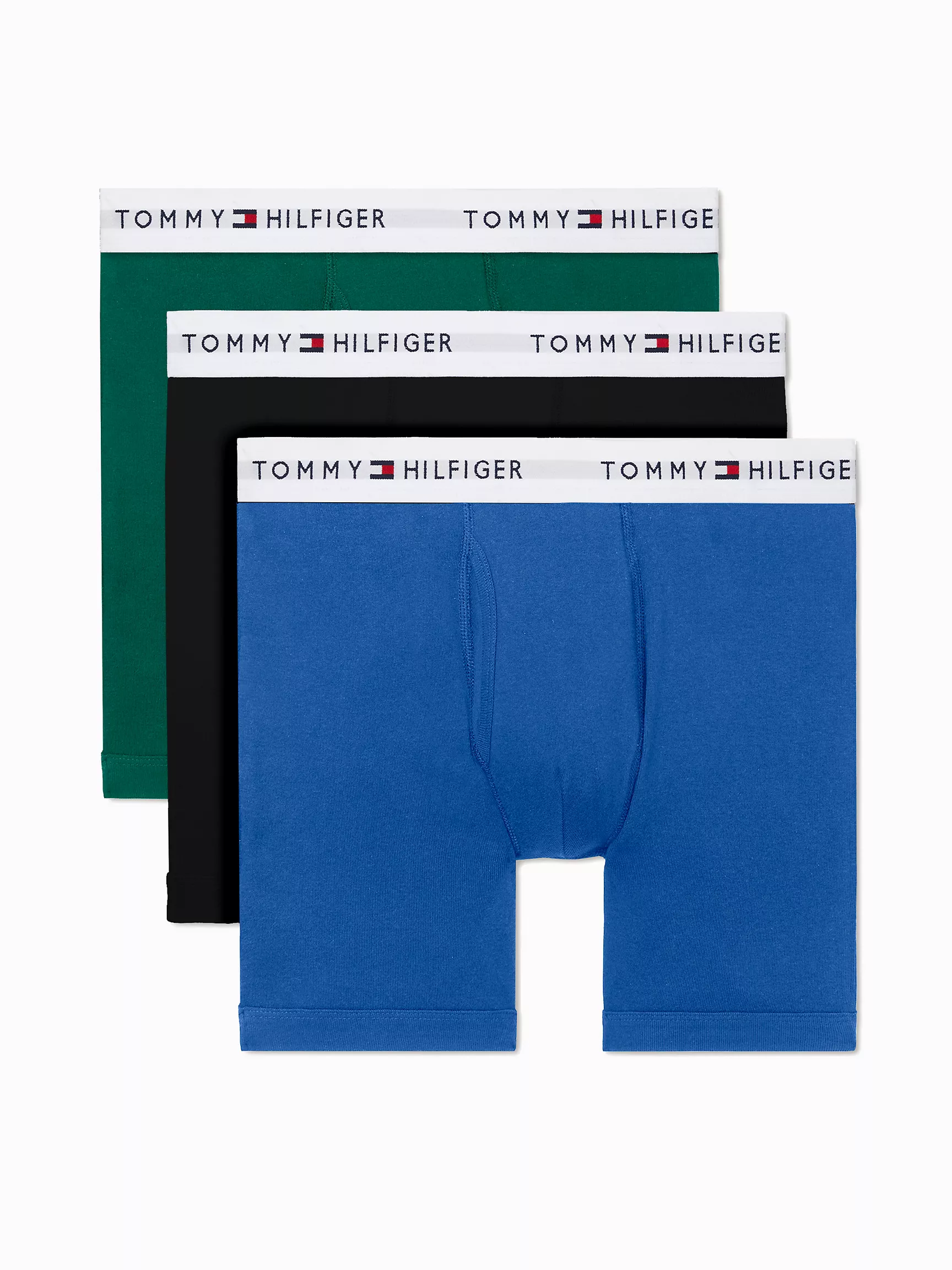 Мужское нижнее белье Tommy Hilfiger, Классические хлопковые боксеры-брифы (набор 3 шт.)