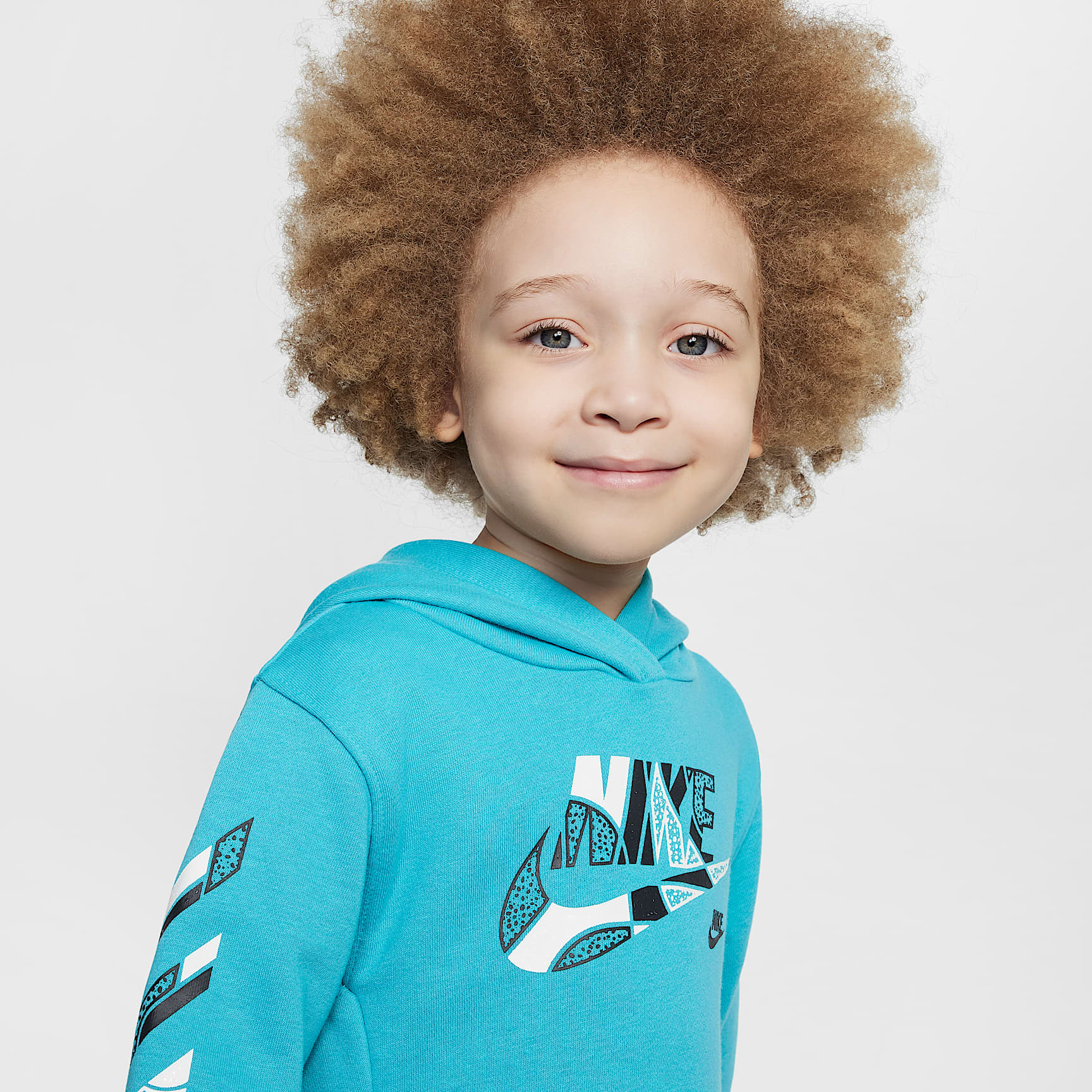 Nike Sportswear "Outside the Lines" Toddler French Terry Pullover Hoodie