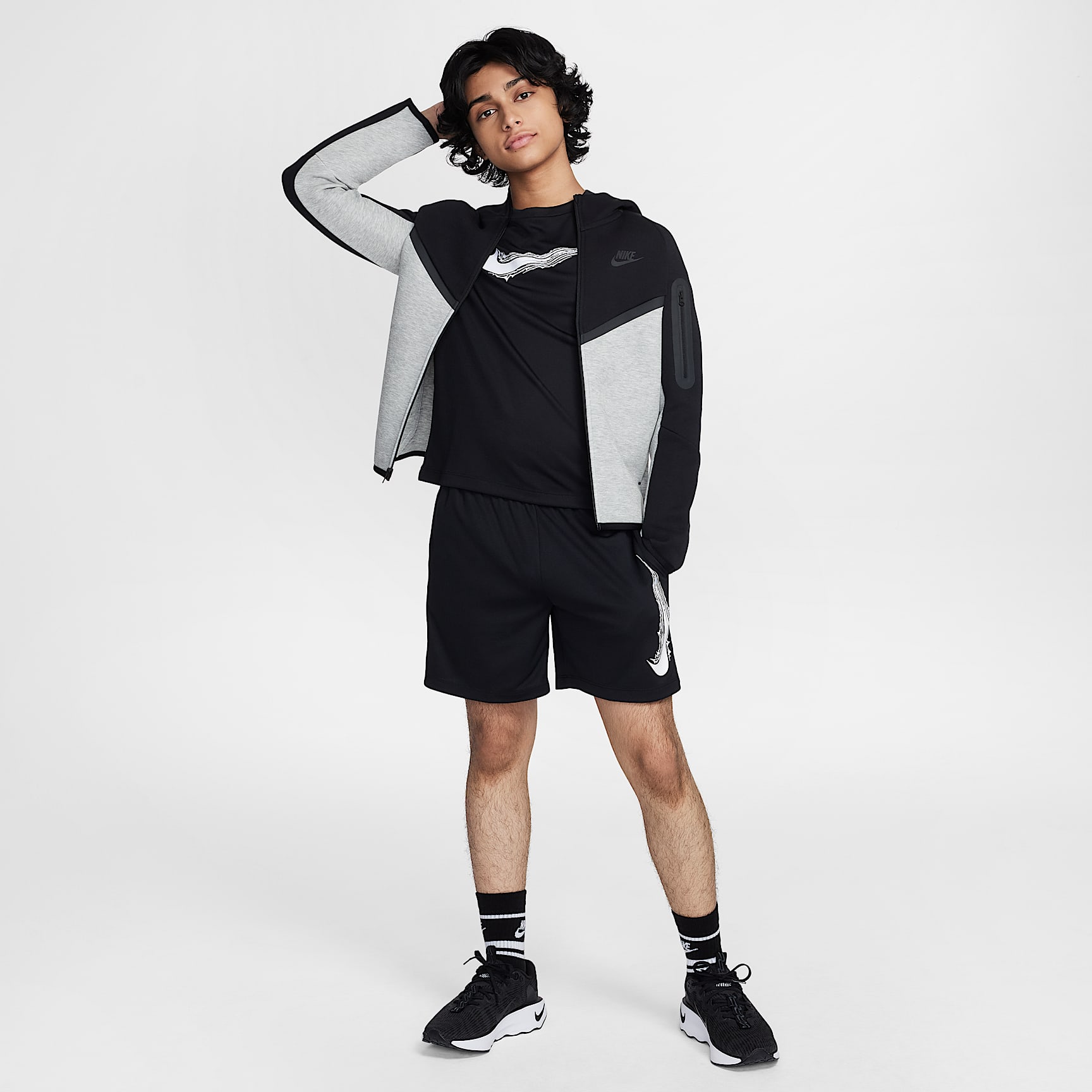 Nike Multi Big Kids' (Boys') Dri-FIT Short-Sleeve Top