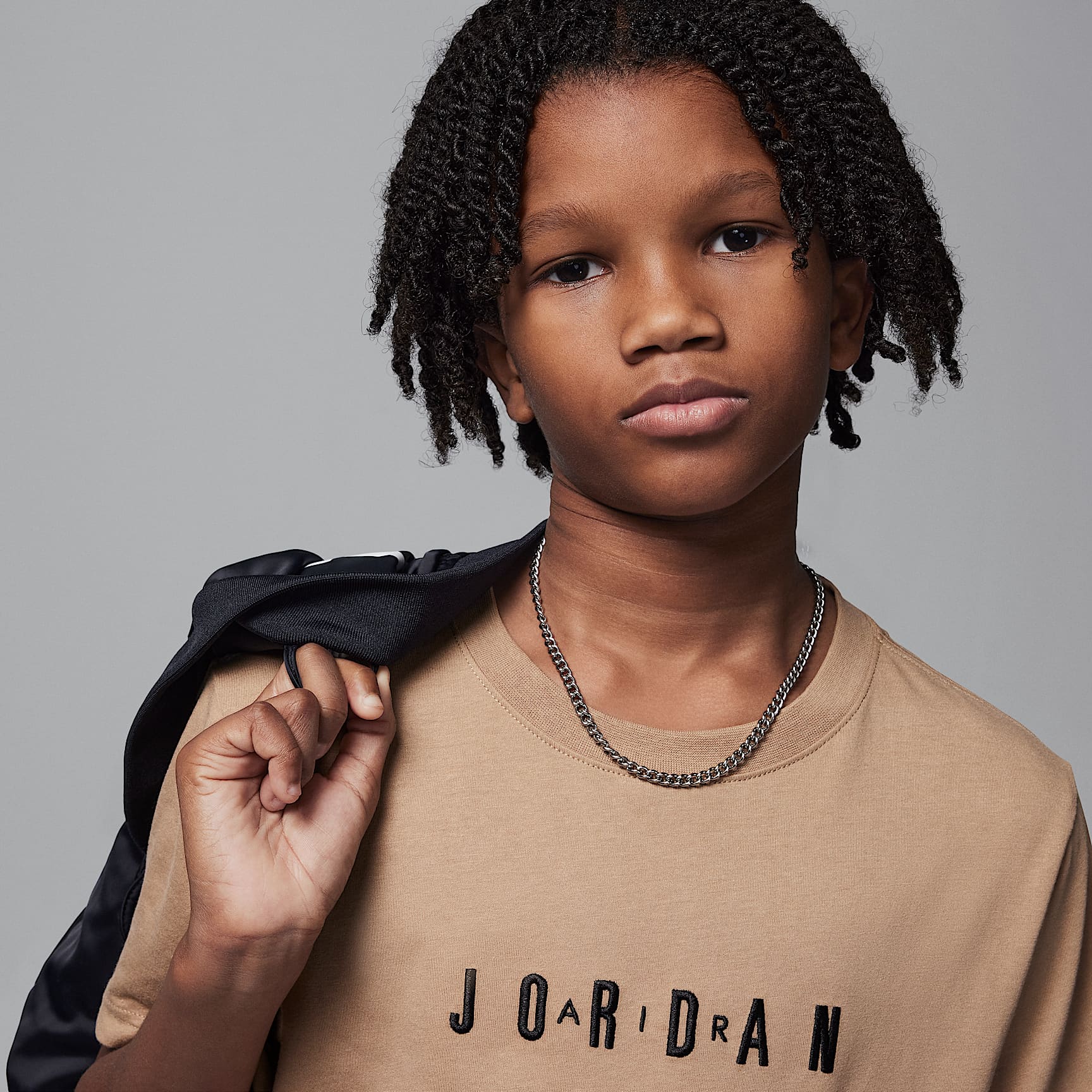Jordan Big Kids' Embroidered Logo T-Shirt