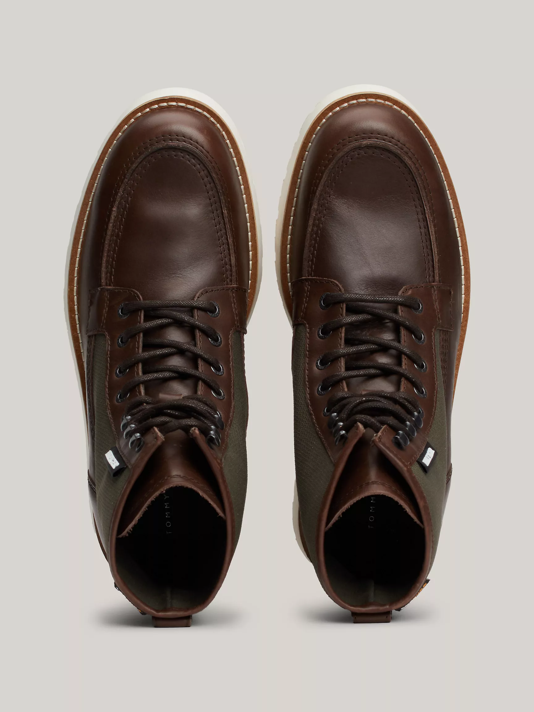 Мужские ботинки Tommy Hilfiger, Гибридные кожаные ботинки в рабочем стиле