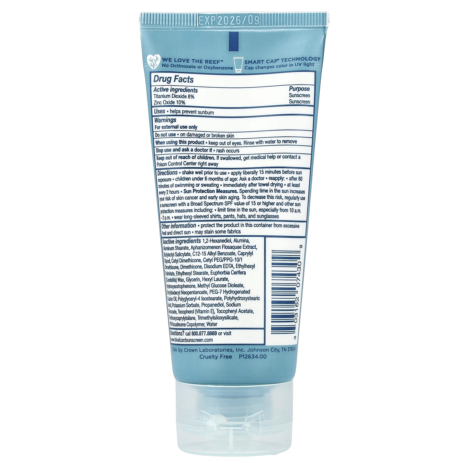 Blue Lizard Australian Sunscreen, детское минеральное солнцезащитное средство, SPF 50, 89 мл (3 жидк. унции)