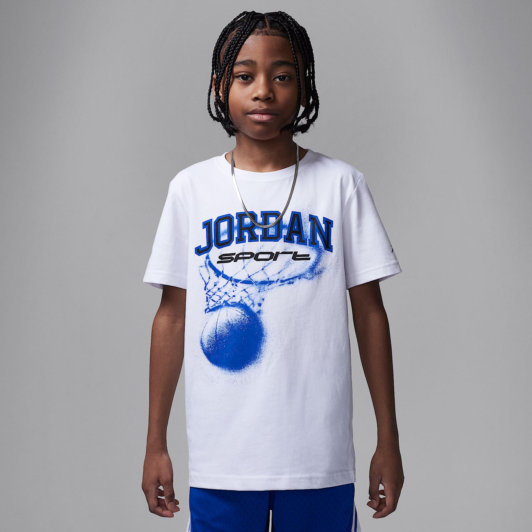 Jordan Dri-FIT Sport Big Kids' Hoop T-Shirt