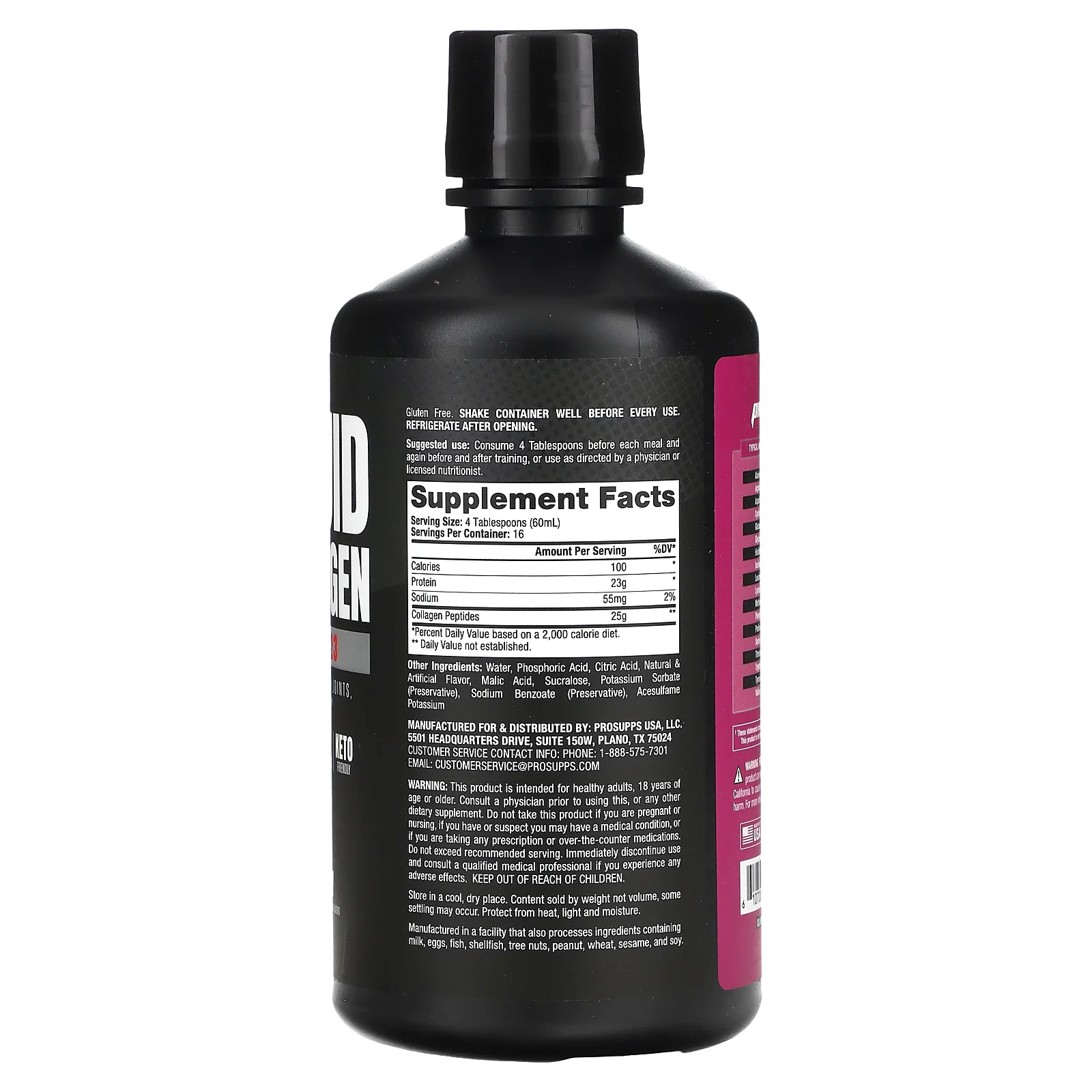 ProSupps, Amino23, жидкий коллаген, со вкусом ягод, 960 мл (32 жидк. унции)