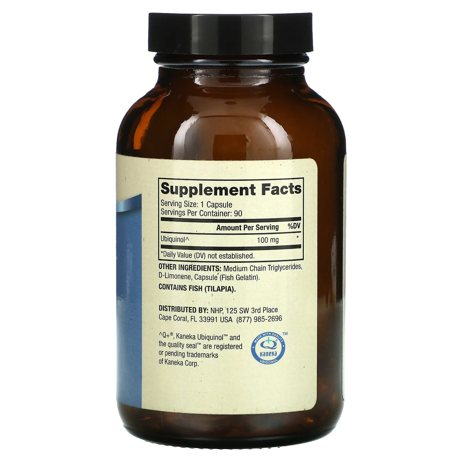 Dr. Mercola, Убихинол, 100 мг, 90 капсул