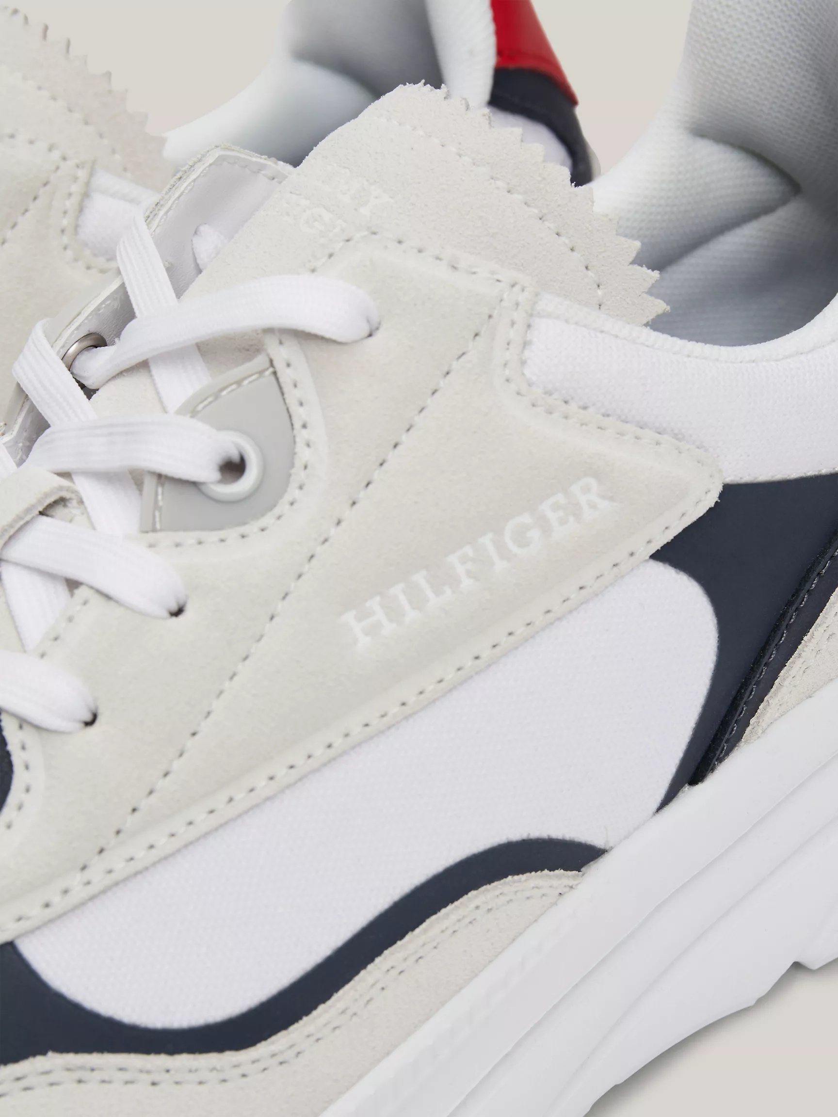 Мужские кроссовки Tommy Hilfiger, Кроссовки Hilfiger с замшевыми вставками и массивной подошвой