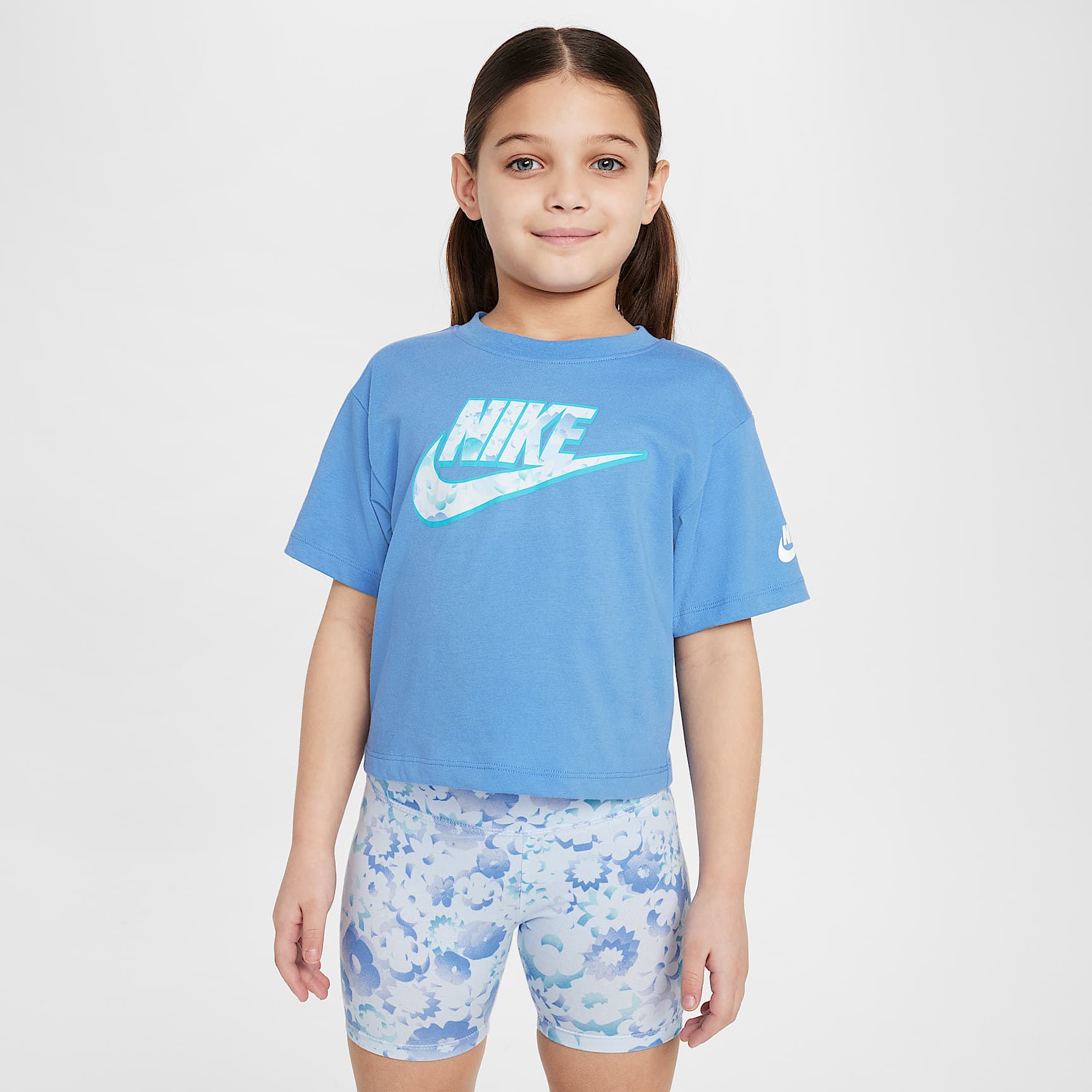 Nike Flow-Ral Little Kids' Boxy Graphic T-Shirt