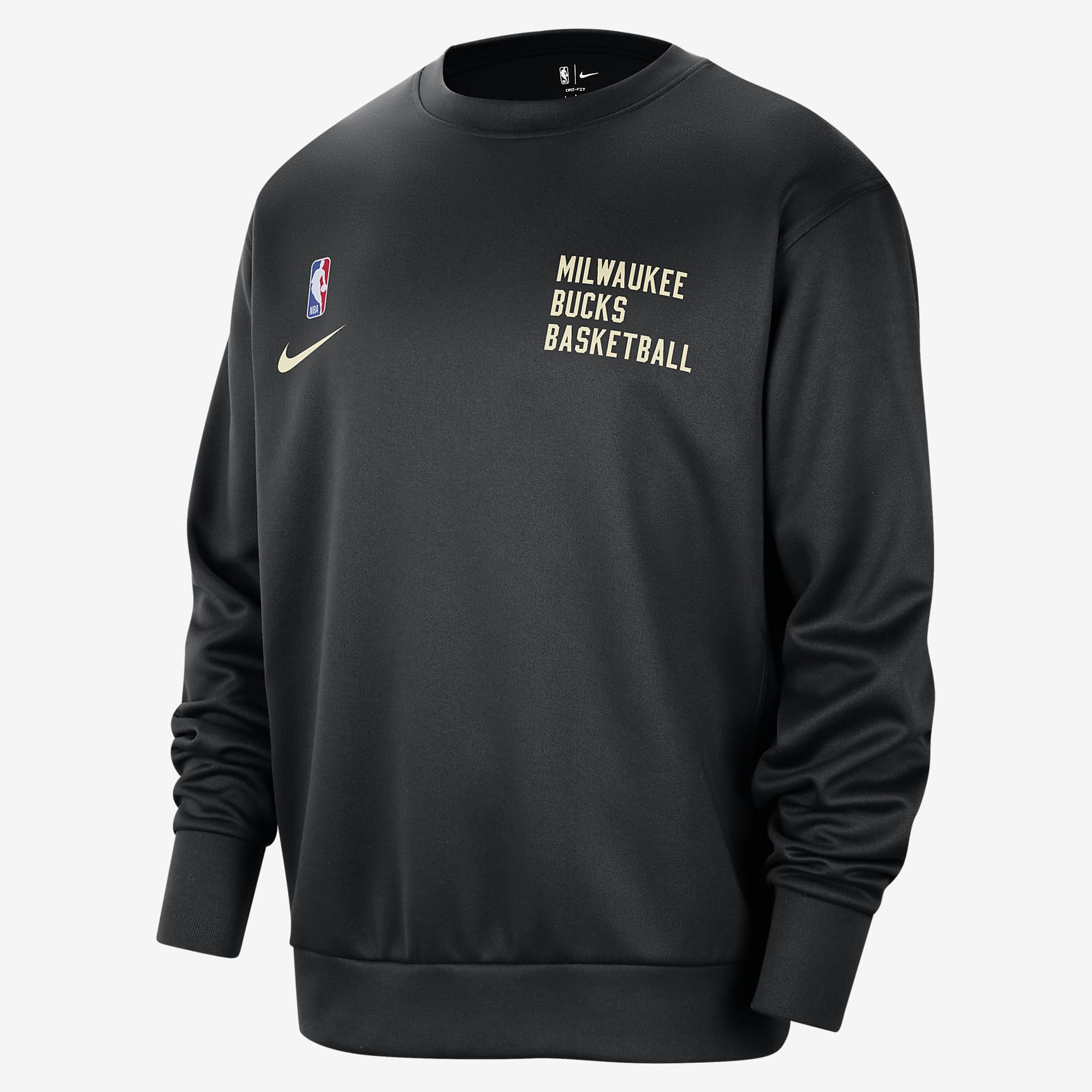 Milwaukee Bucks Spotlight Men's Nike Dri-FIT NBA Crew-Neck Sweatshirt