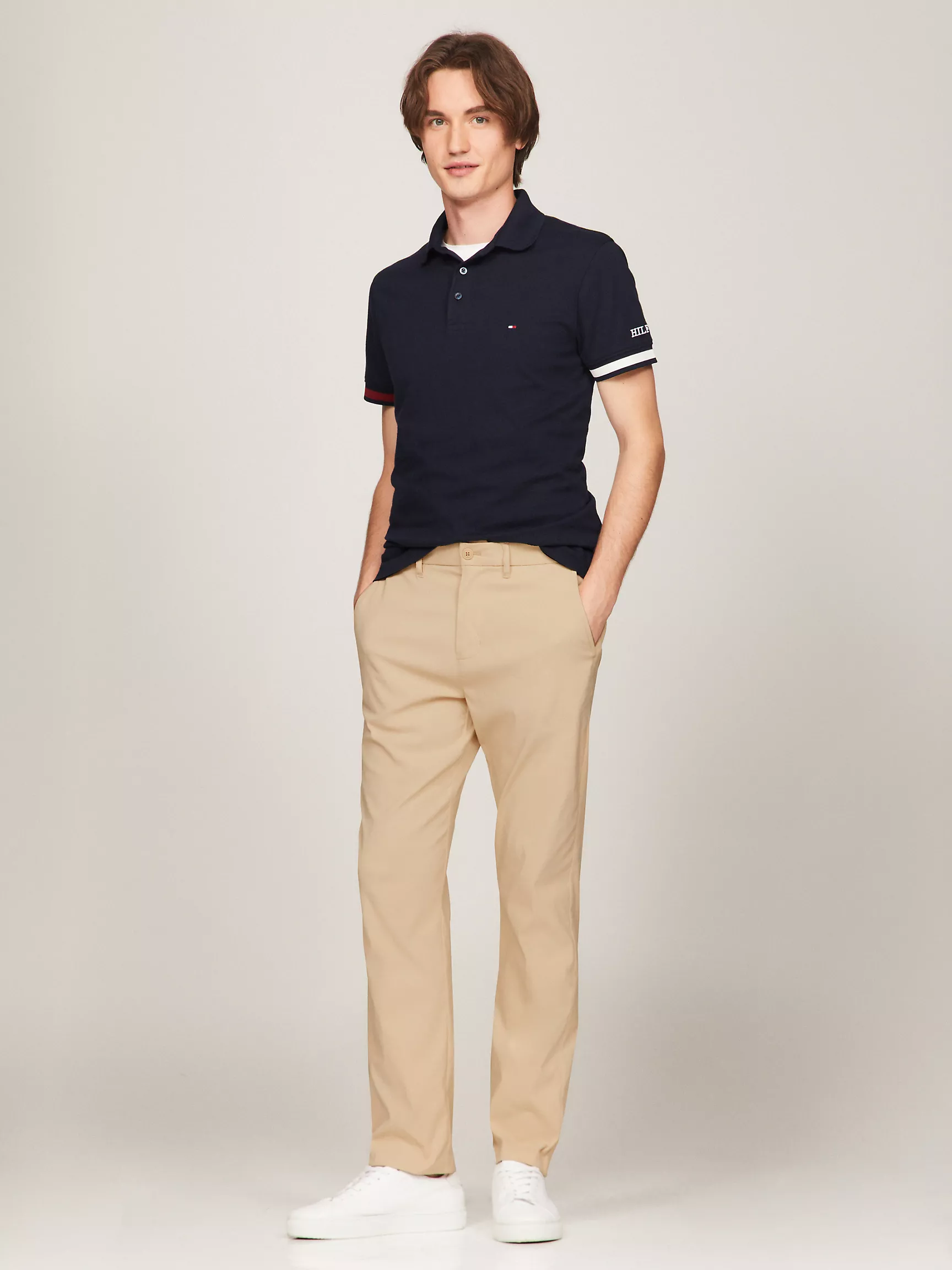 Мужские брюки Tommy Hilfiger, Эластичные брюки стандартного кроя из технологичной ткани