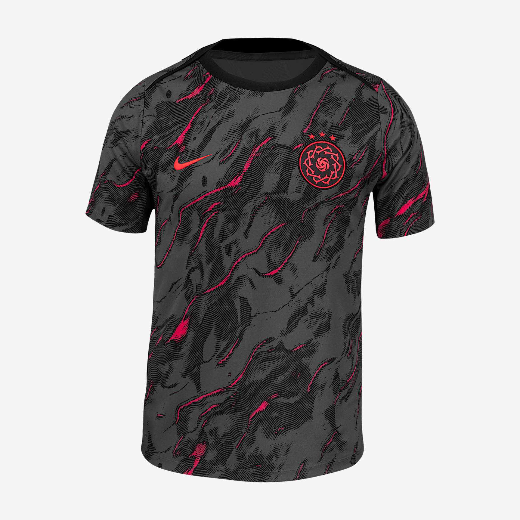 Portland Thorns FC 2025 Men's Nike NWSL Short-Sleeve Pre-Match Top