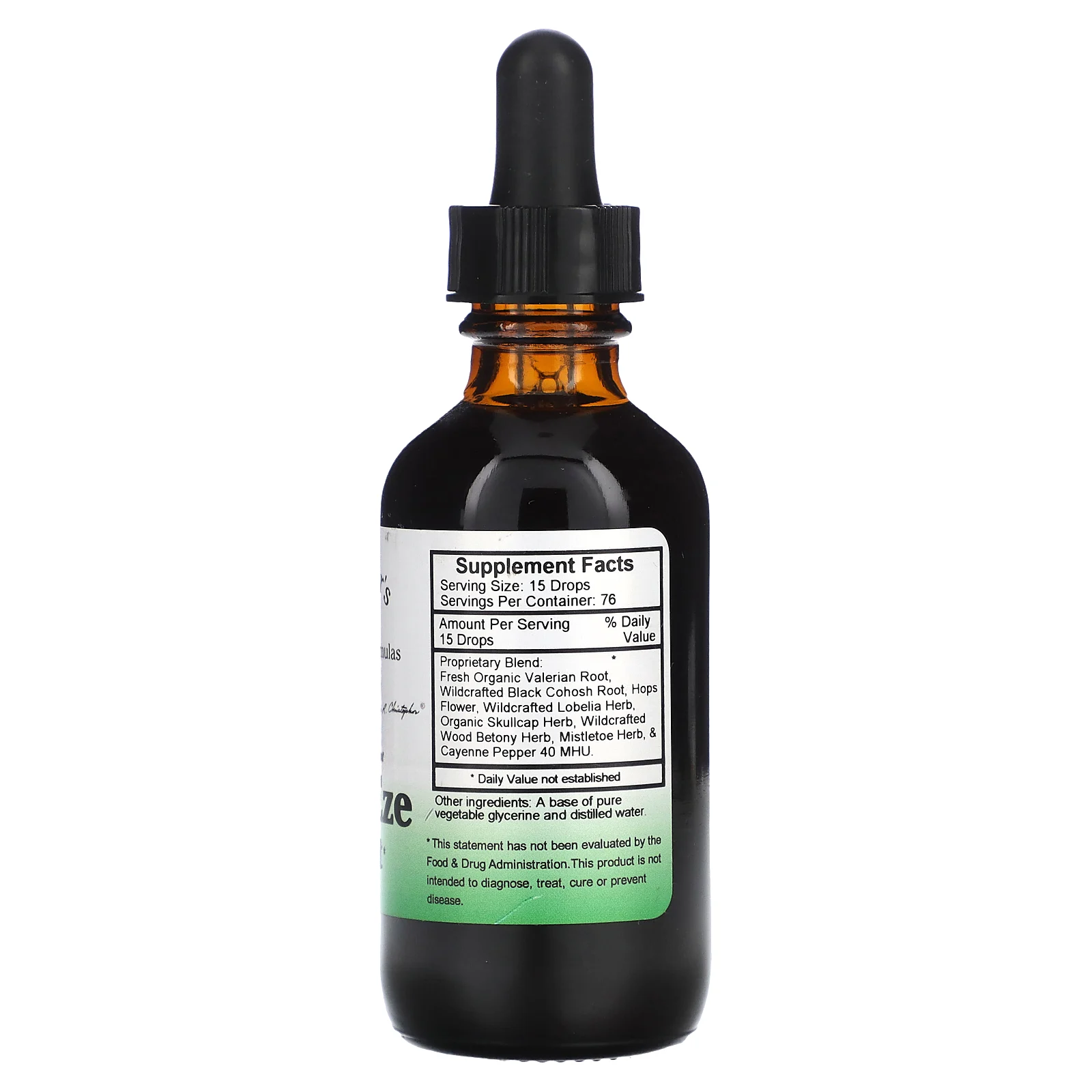 Christopher's Original Formulas, Экстракт Relax-Eze, 59 мл (2 жидк. Унции)