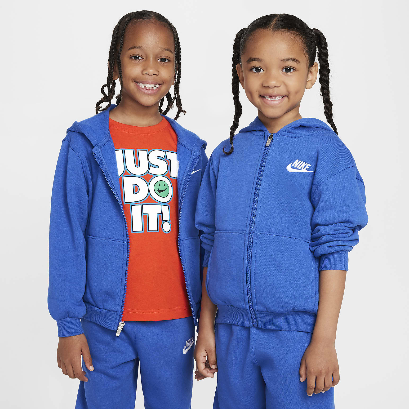 Nike Full-Zip Club Set Little Kids 2-Piece Hoodie Set