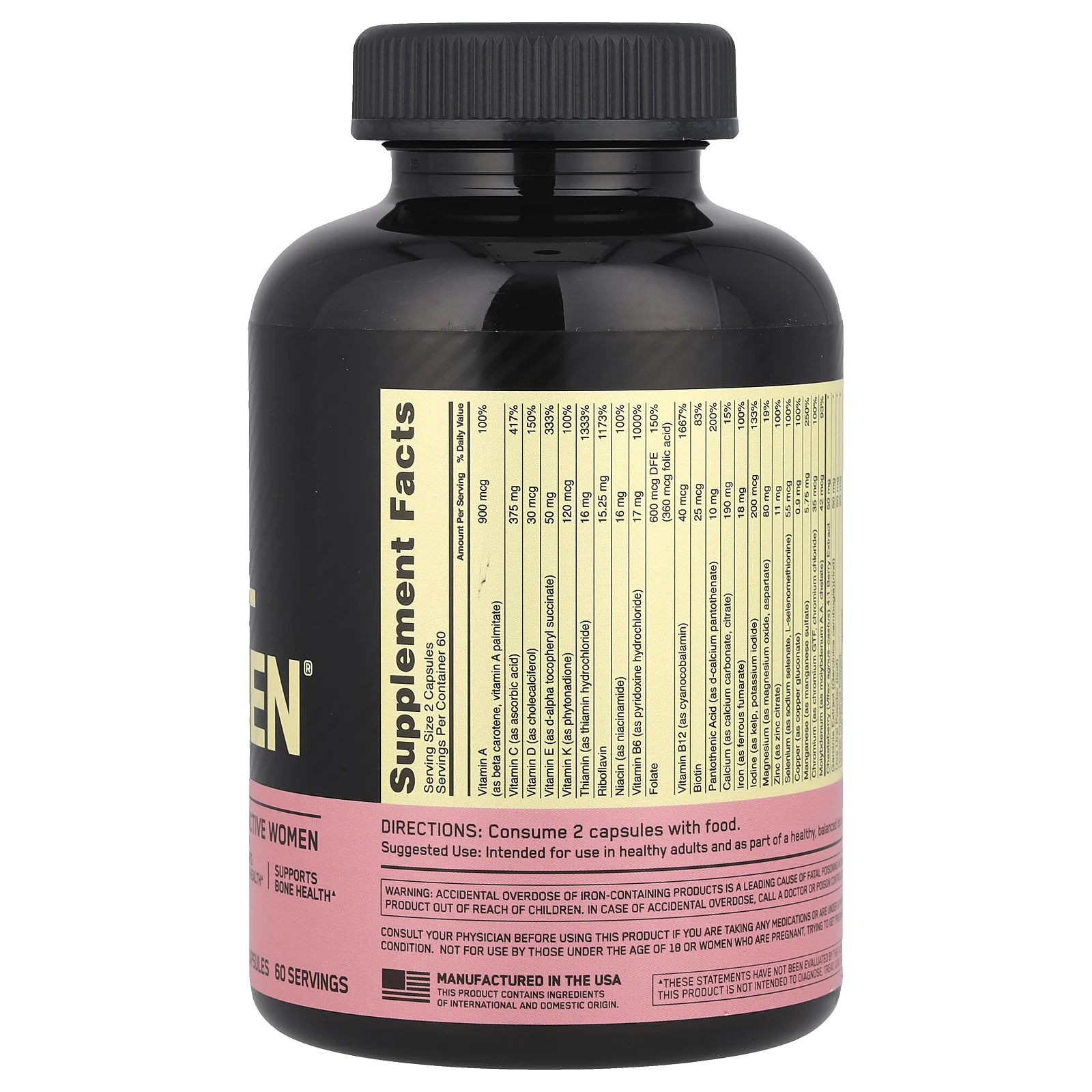 Optimum Nutrition, Opti-Women, 120 капсул