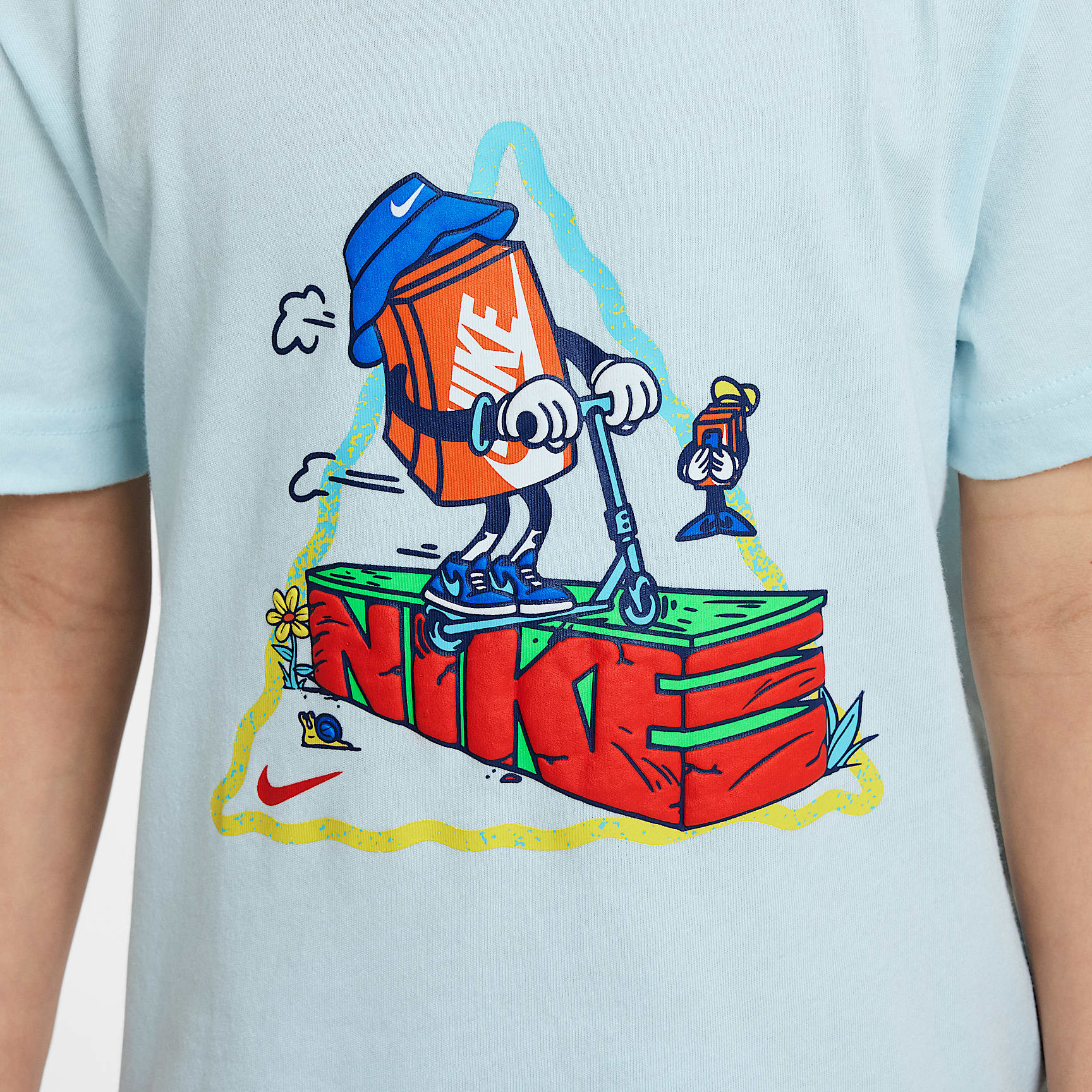 Nike Little Kids' Boxy Scooter T-Shirt