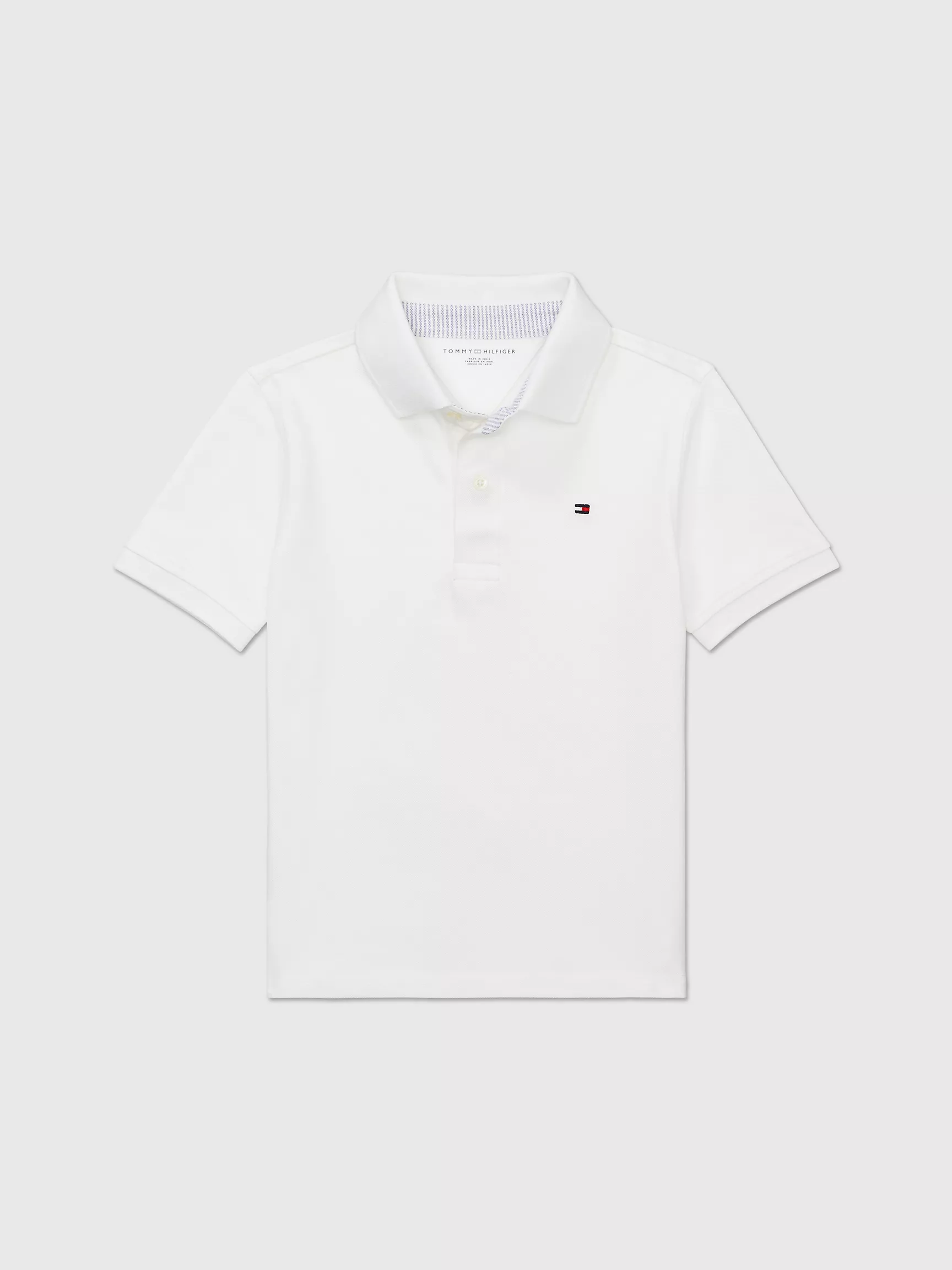 Рубашка-поло для мальчиков Tommy Hilfiger, Детское эластичное однотонное поло
