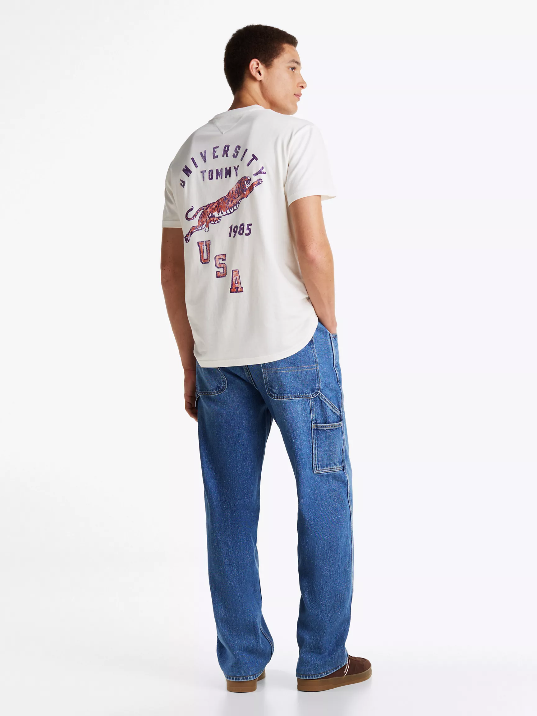 Мужская футболка Tommy Hilfiger, Футболка стандартного кроя с логотипом тигра