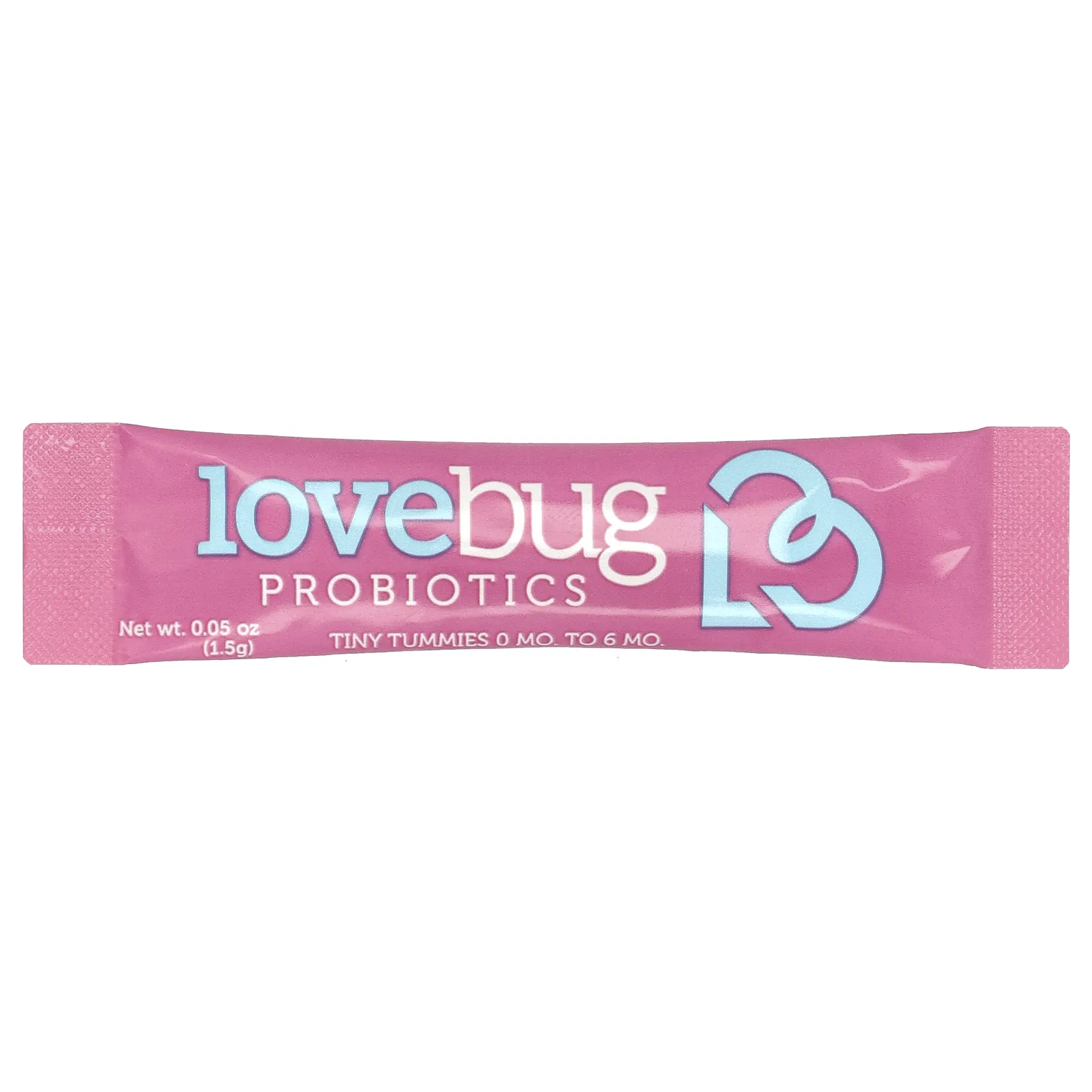 LoveBug Probiotics, пробиотики для младенцев в возрасте 0–6 месяцев, 1 млрд КОЕ, 30 порций в индивидуальной упаковке, по 1,5 г (0,05 унции)