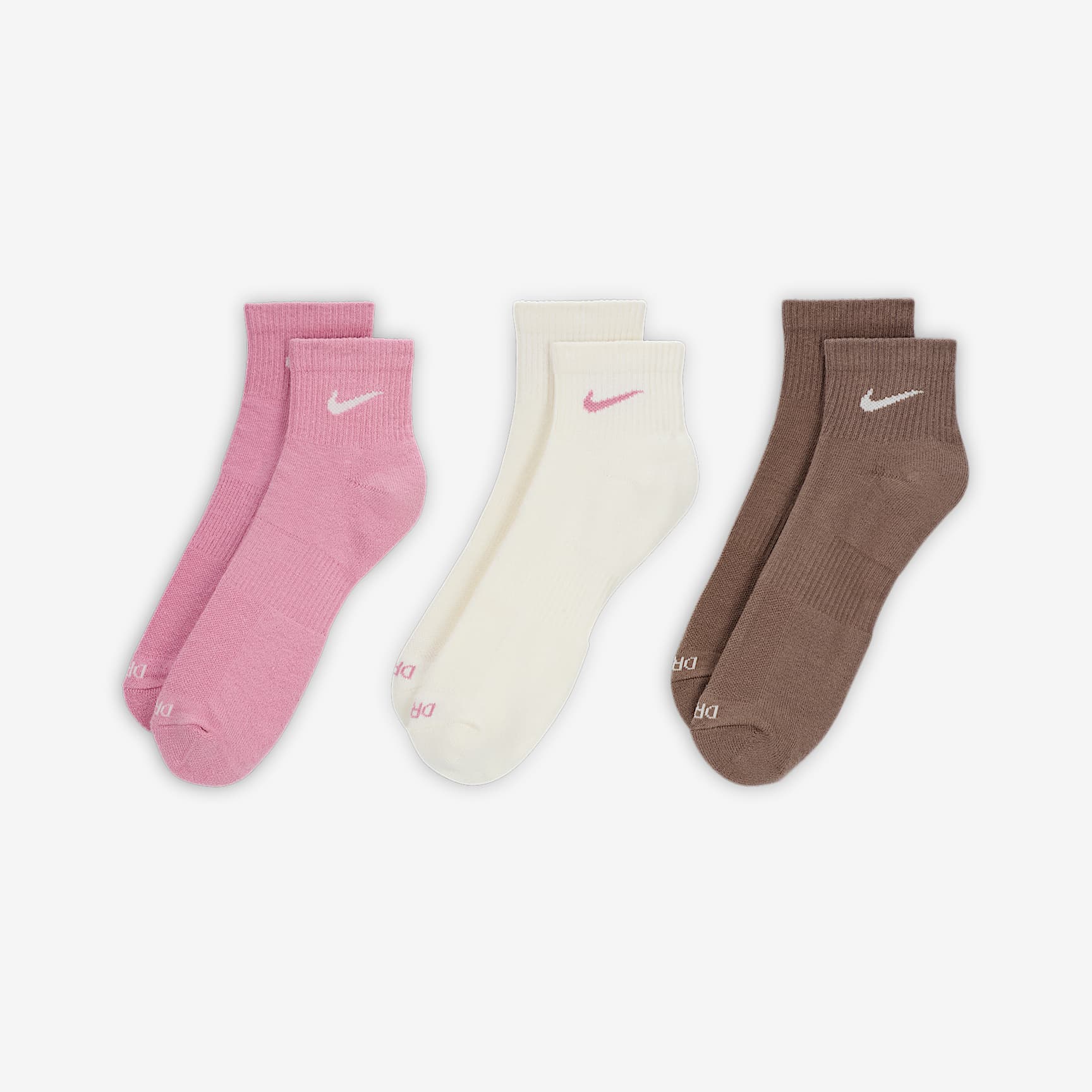 Nike Everyday Plus Cushioned Training Ankle Socks (3 Pairs)