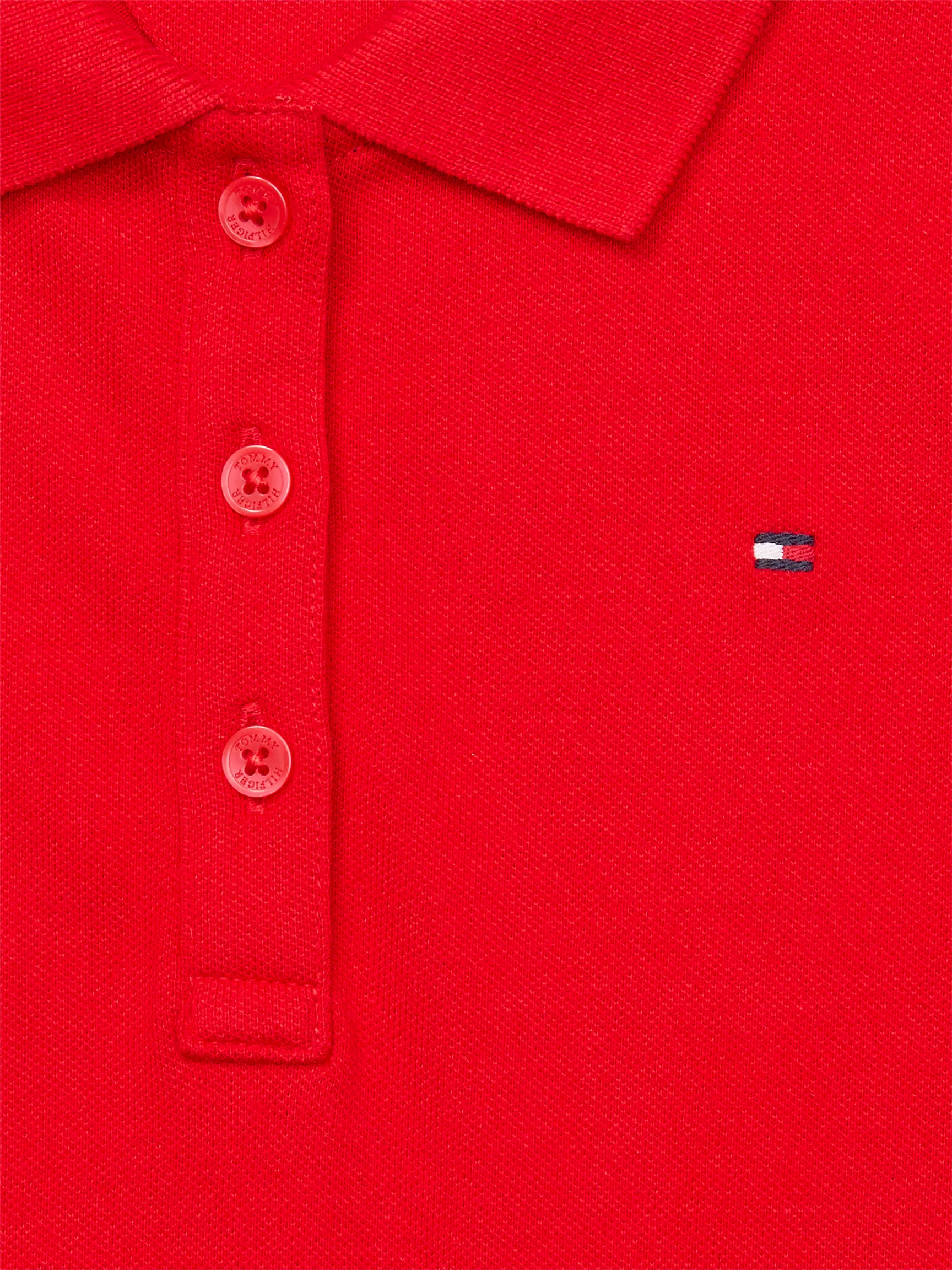 Платье для девочек Tommy Hilfiger, Детское поло-платье с контрастными манжетами