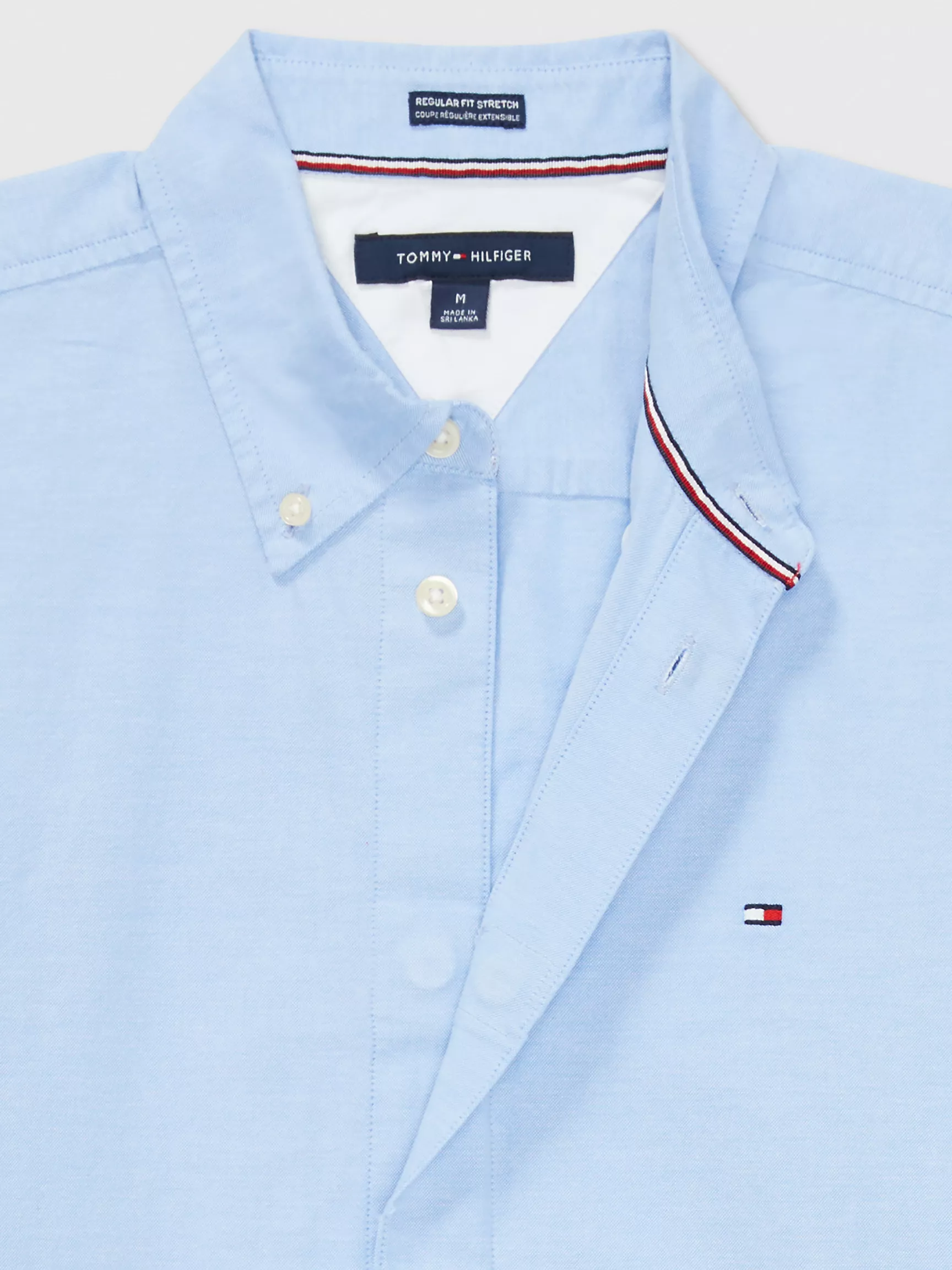 Мужская рубашка Tommy Hilfiger, Эластичная рубашка из оксфорда стандартного кроя