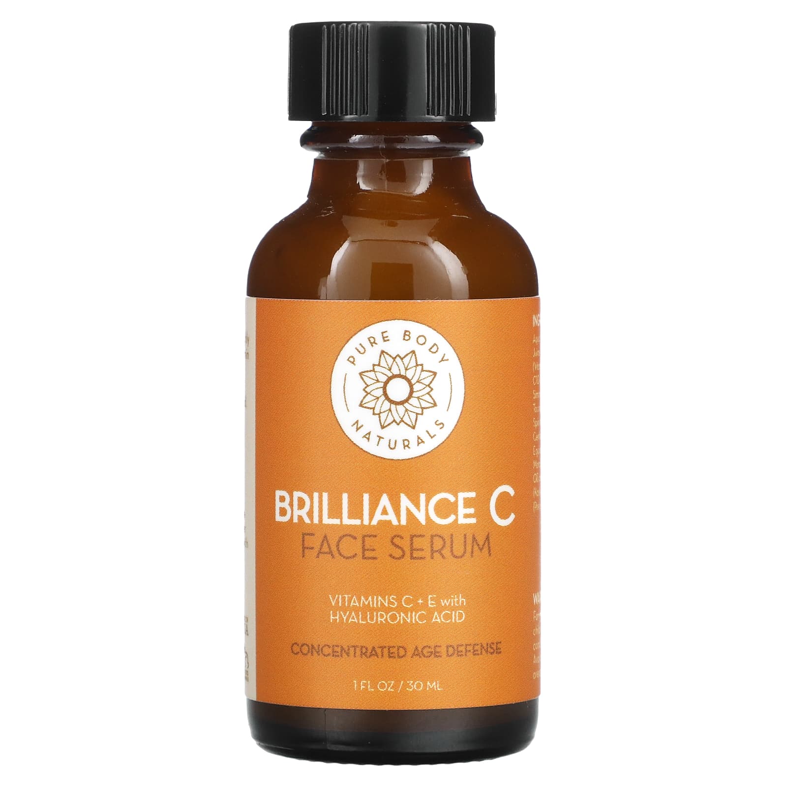 Pure Body Naturals, Brilliance C, сыворотка для лица, 30 мл (1 жидк. унция)
