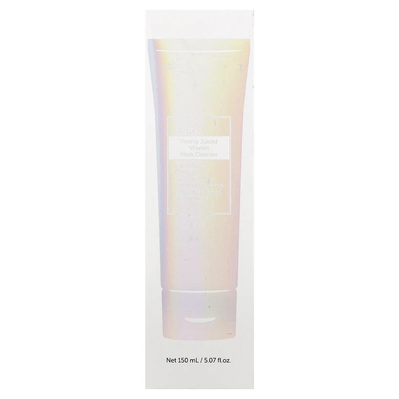 Dear, Klairs, очищающая маска с витаминами, со свежим соком, 150 мл (5,07 жидк. унции)