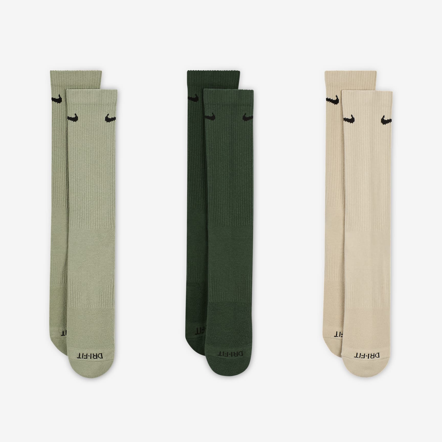 Nike Everyday Plus Cushioned Training Crew Socks (3 Pairs)