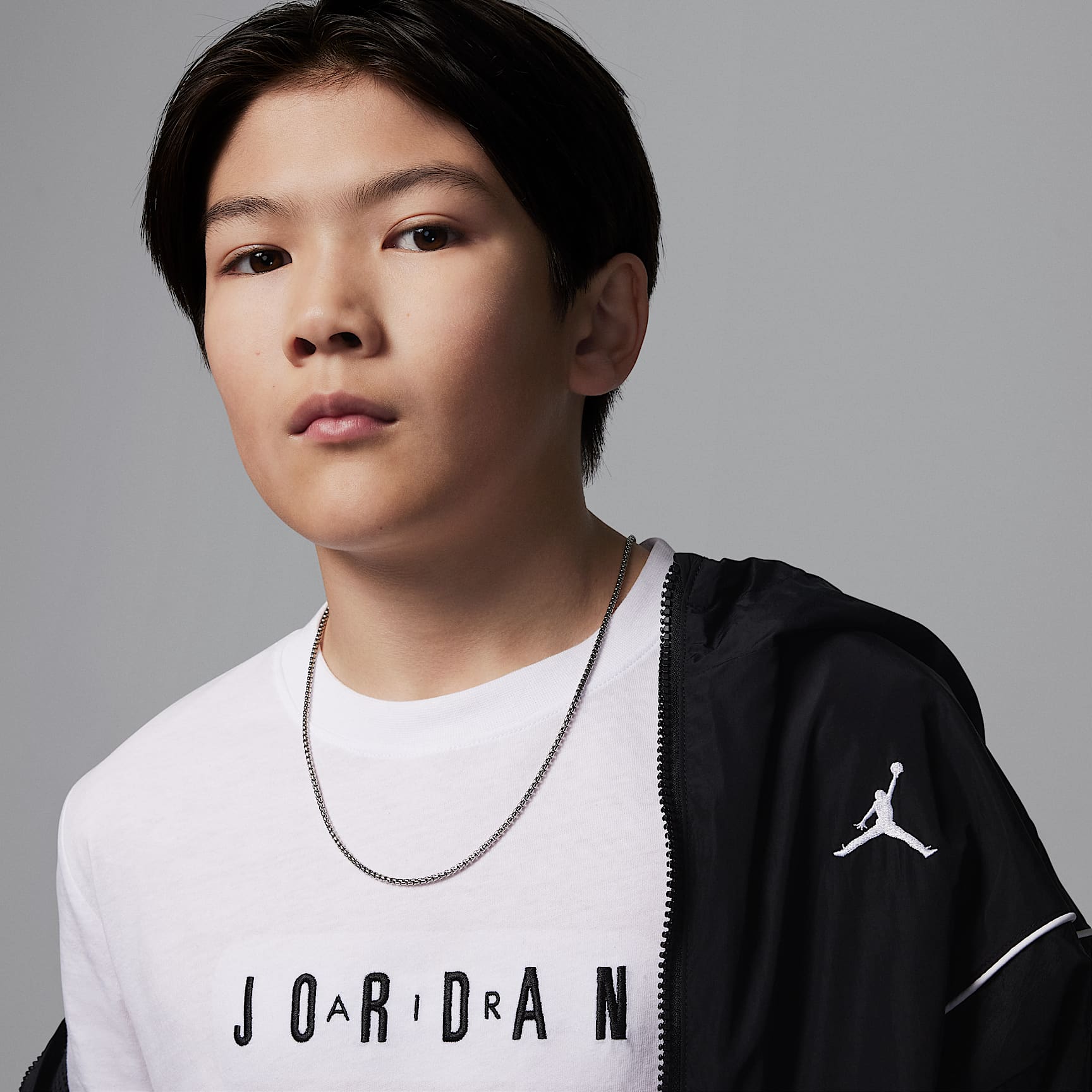 Jordan Big Kids' Embroidered Logo T-Shirt