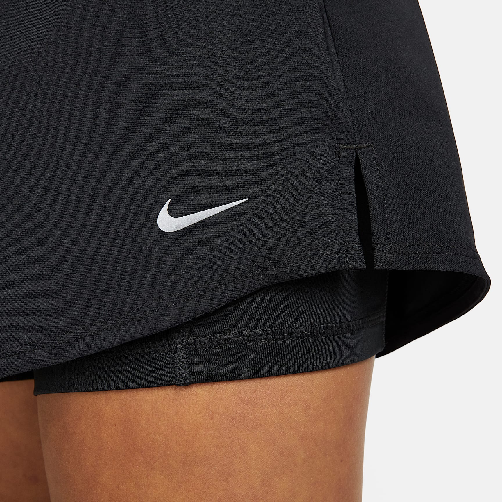 Nike One Women's Dri-FIT High-Waisted 3" 2-in-1 Shorts