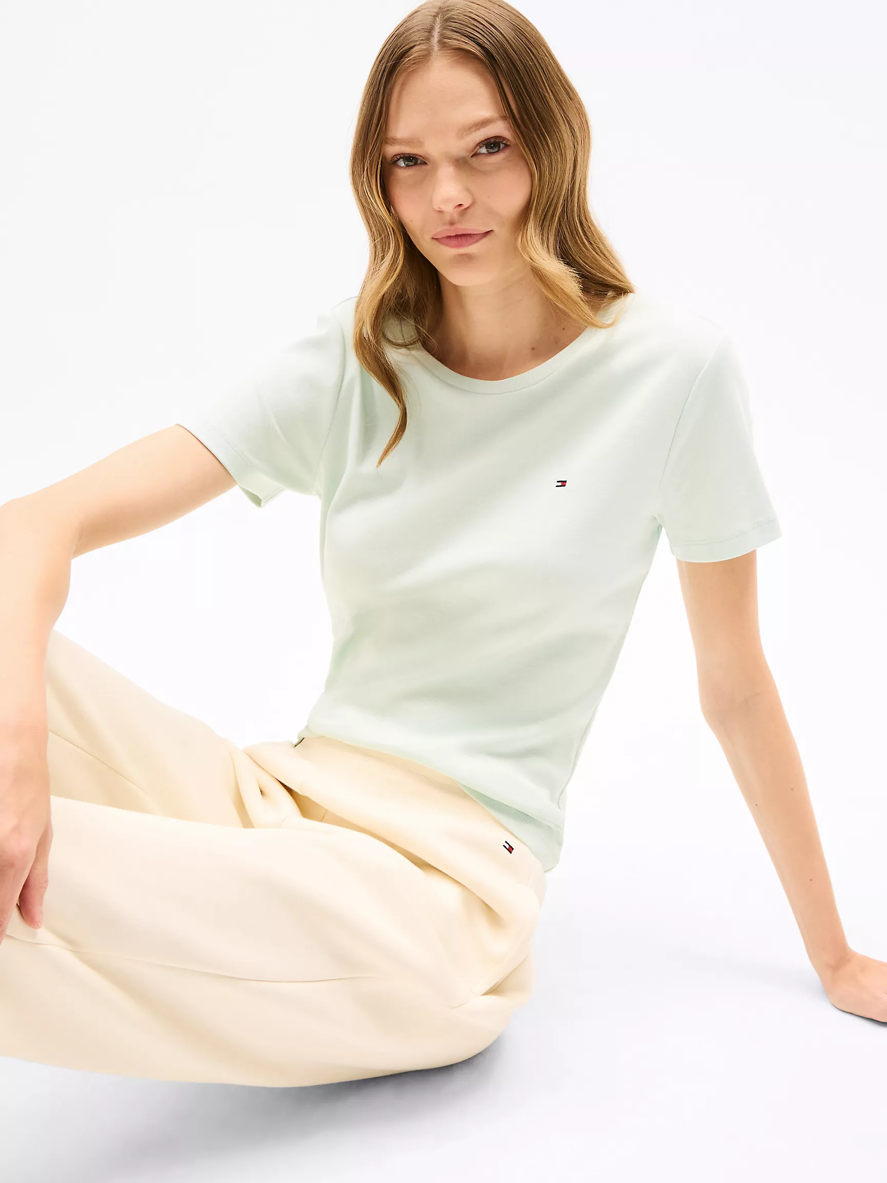 Женская футболка Tommy Hilfiger, Любимая футболка с круглым вырезом