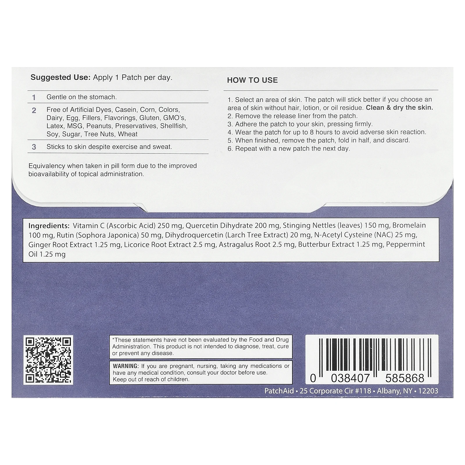 PatchAid, детский патч от аллергии, 30 шт.