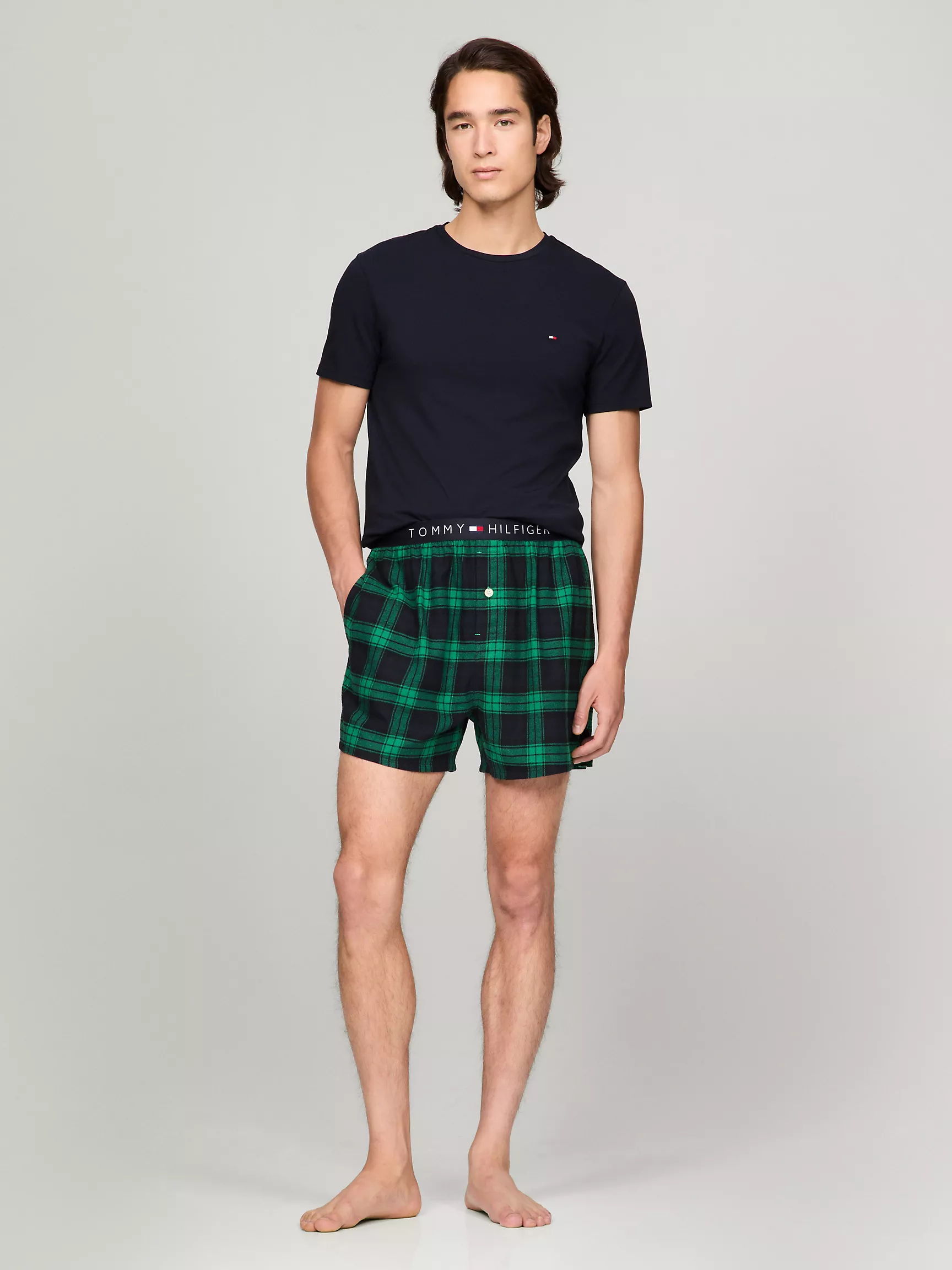 Мужская одежда для сна Tommy Hilfiger, Фланелевые пижамные шорты