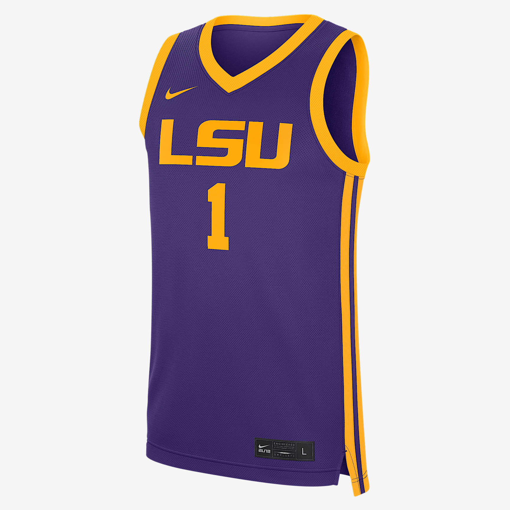 LSU Tigers Replica Men's Nike College Basketball Jersey