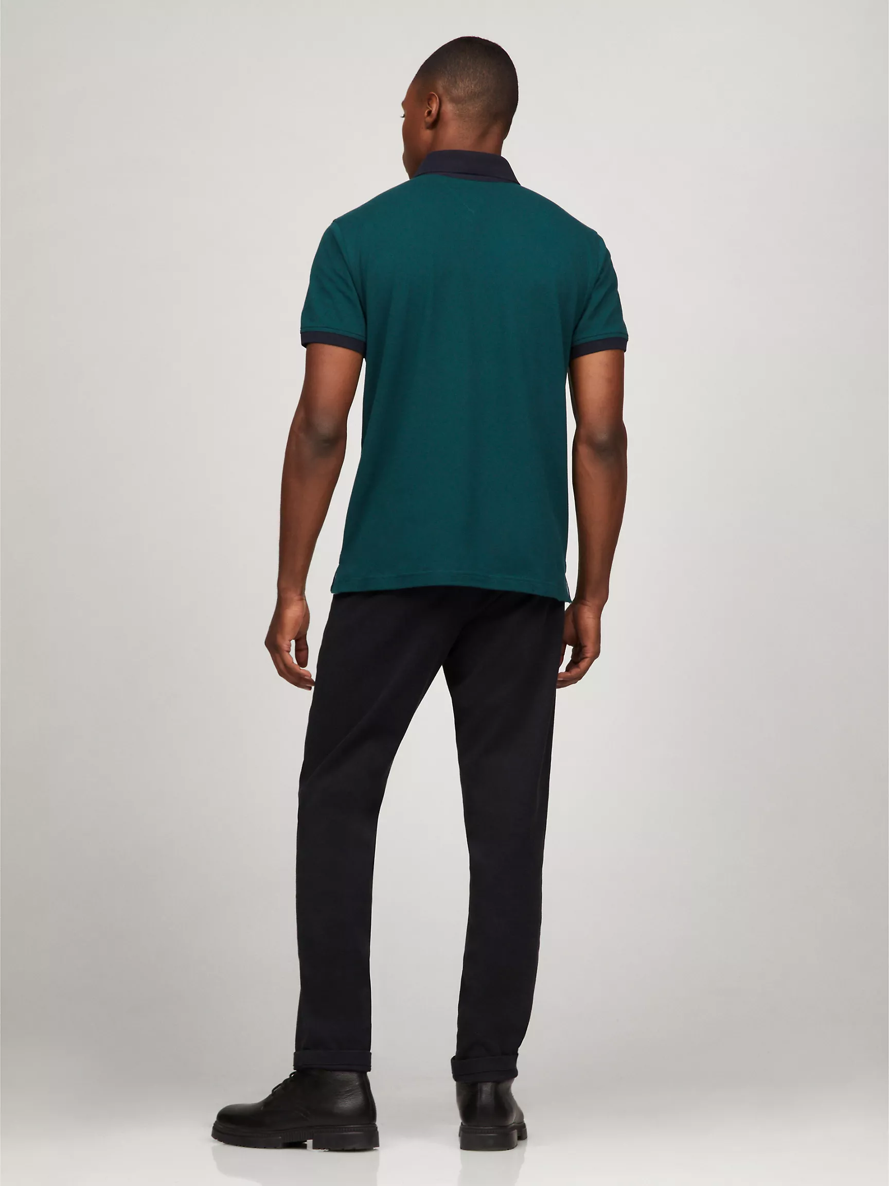 Мужское поло Tommy Hilfiger, Полосатое поло стандартного кроя в тон Tommy