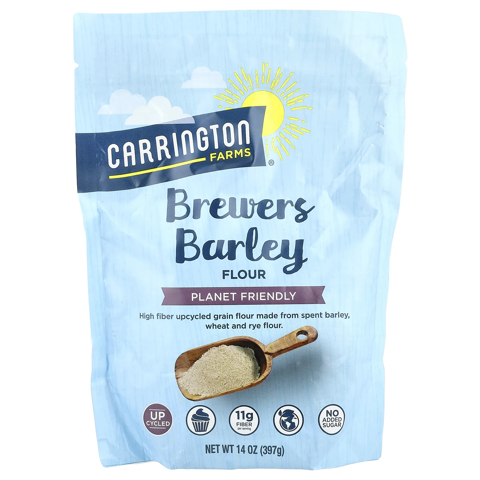 Carrington Farms, Мука из ячменя, 397 г (14 унций)