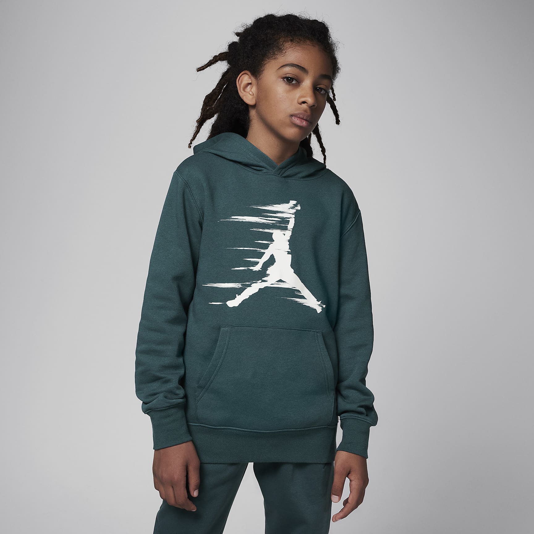 Jordan MJ Flight MVP Big Kids' Fleece Pullover Hoodie