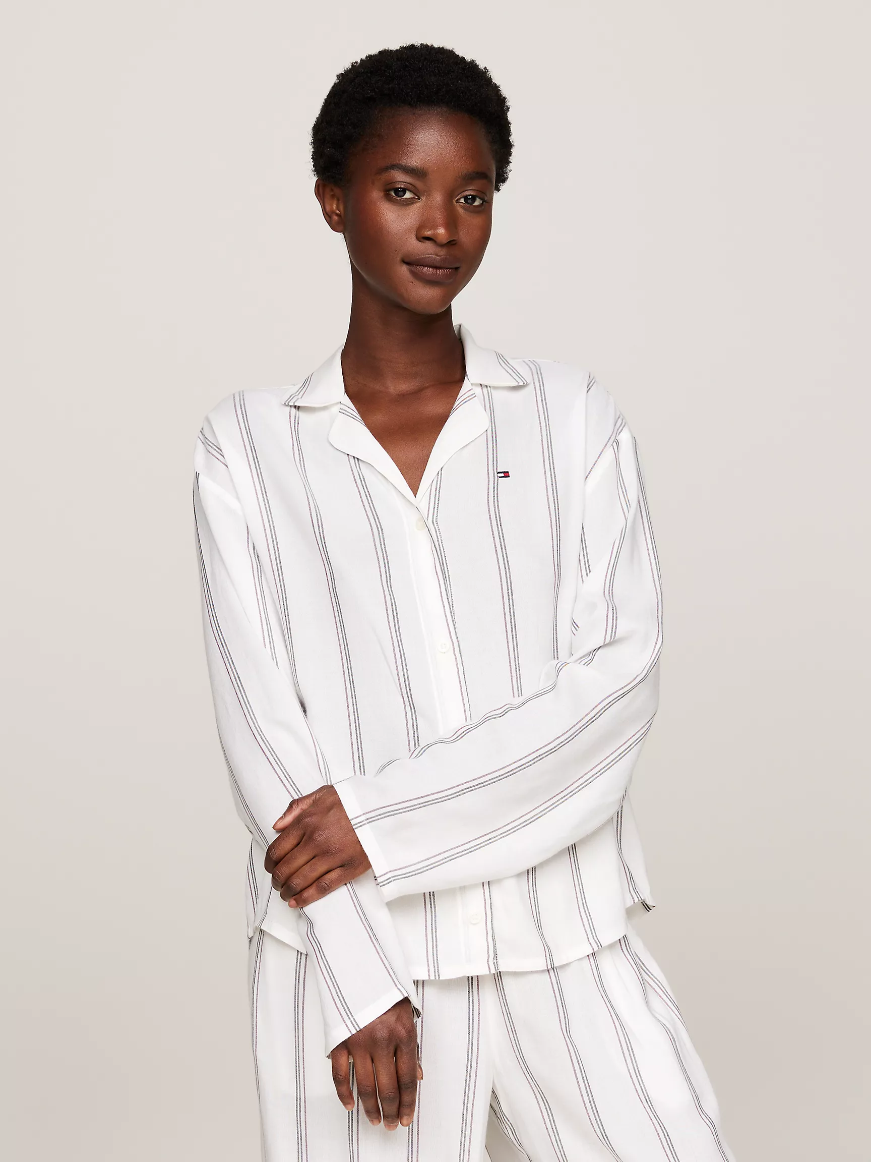 Женская одежда для сна Tommy Hilfiger, Вискозная пижамная рубашка