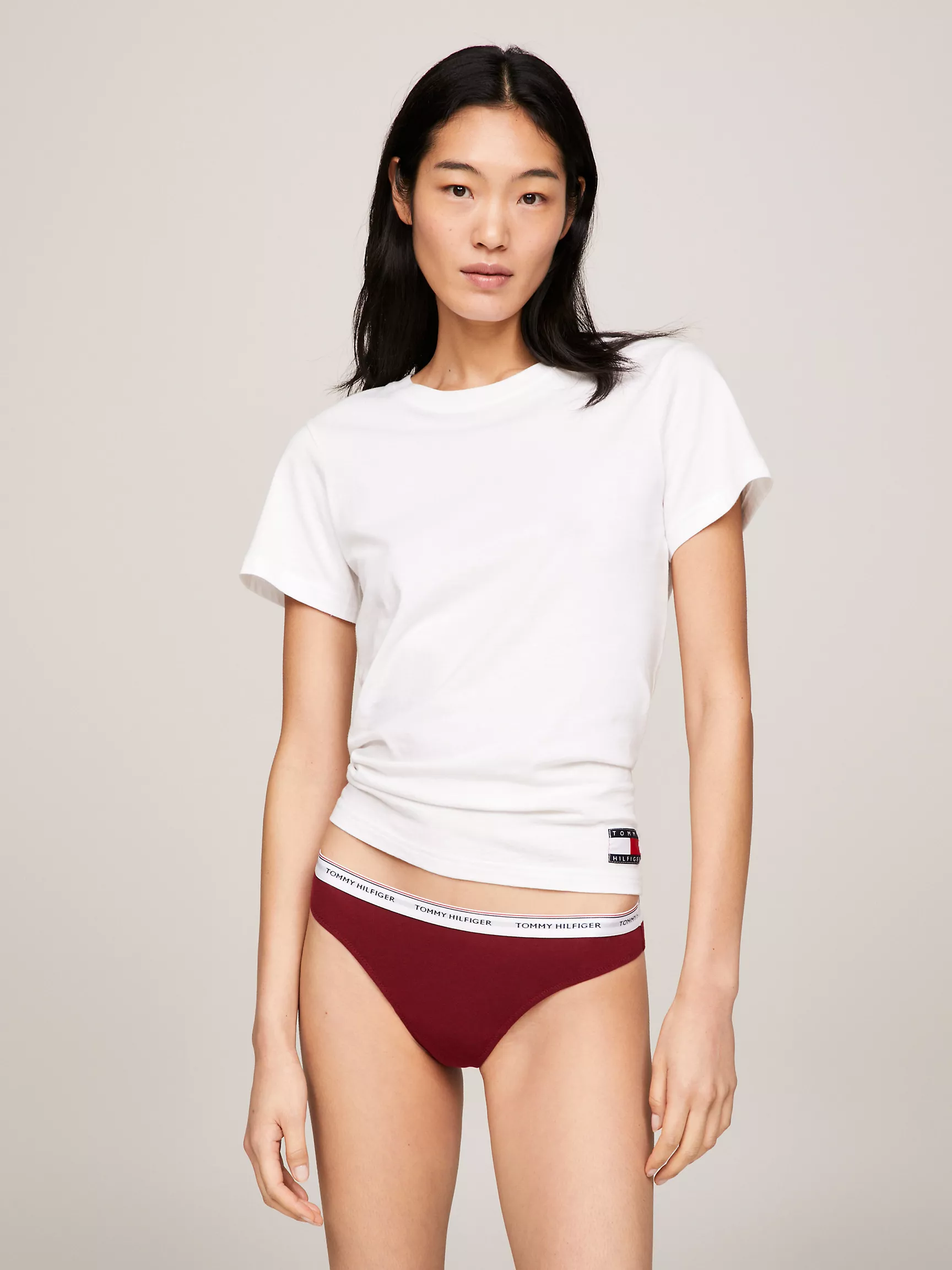 Женское нижнее белье Tommy Hilfiger, Набор из 3 стрингов с разными логотипами