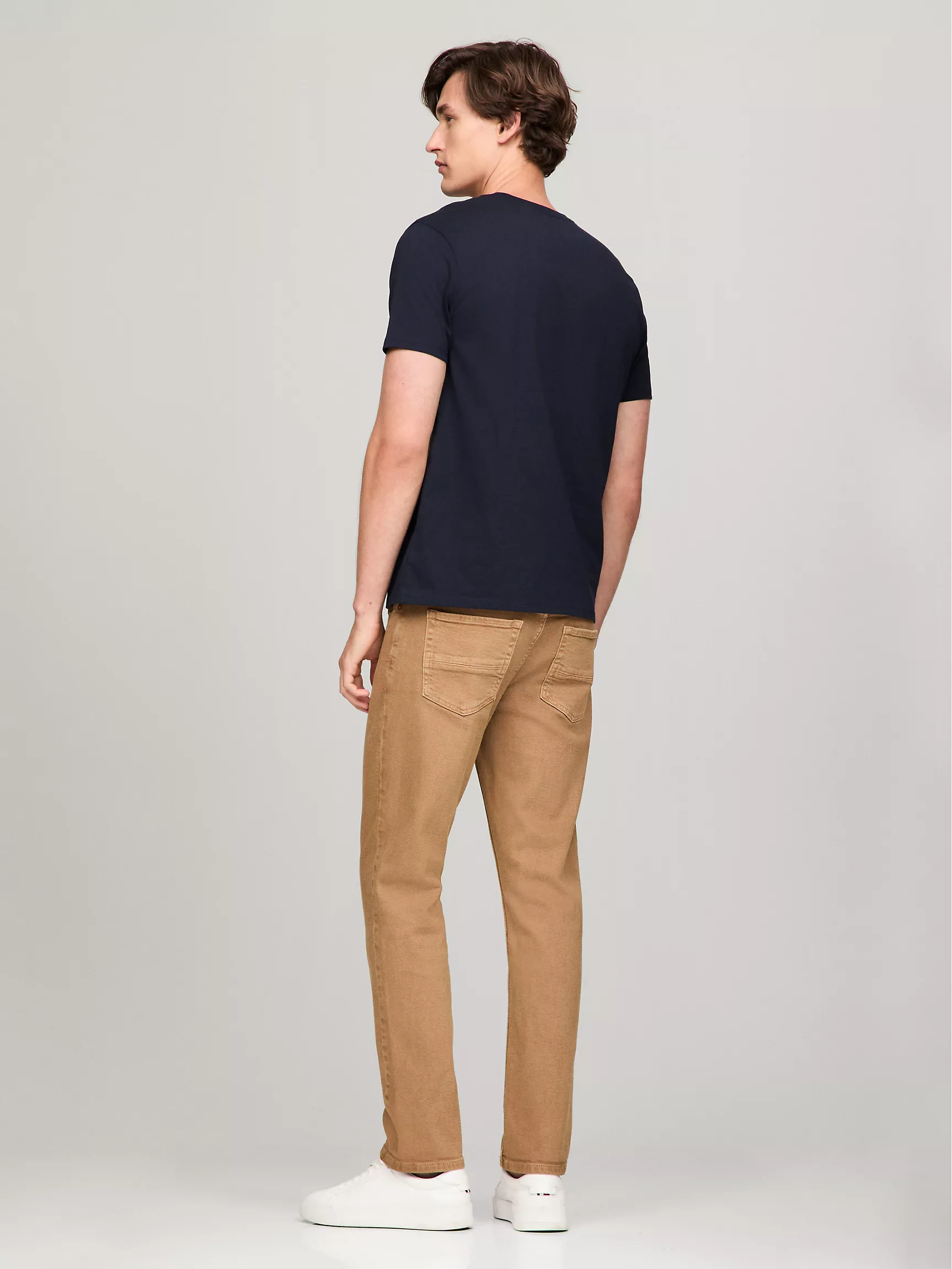 Мужская футболка Tommy Hilfiger, Футболка с графическим принтом полос Tommy